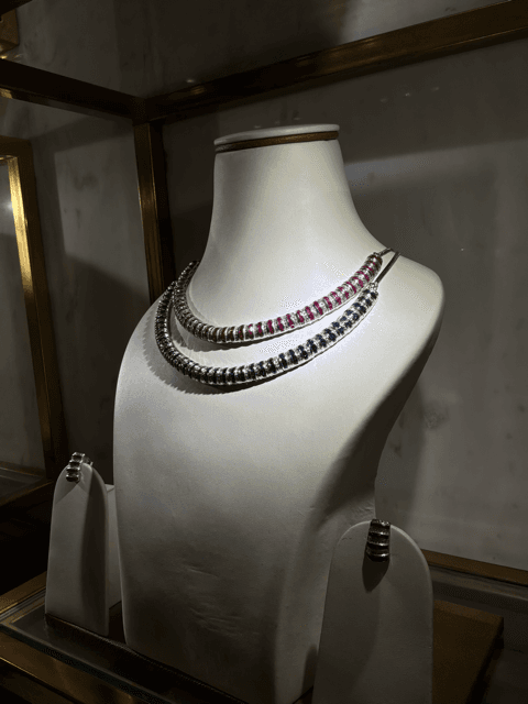 Serpente Royale — ruby and sapphire haute joaillerie