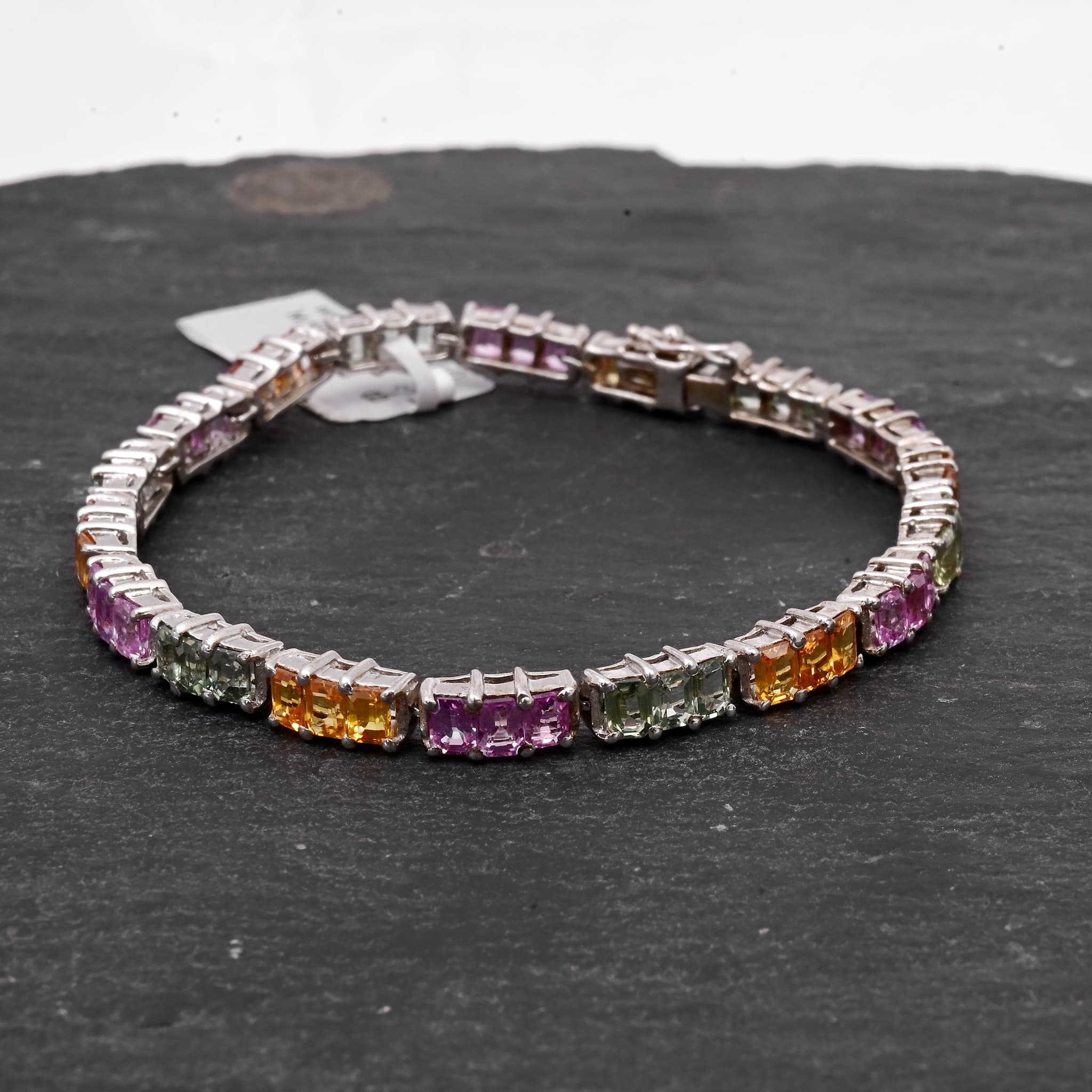 Spectrum Luxe Multi Sapphire Statement Bracelet