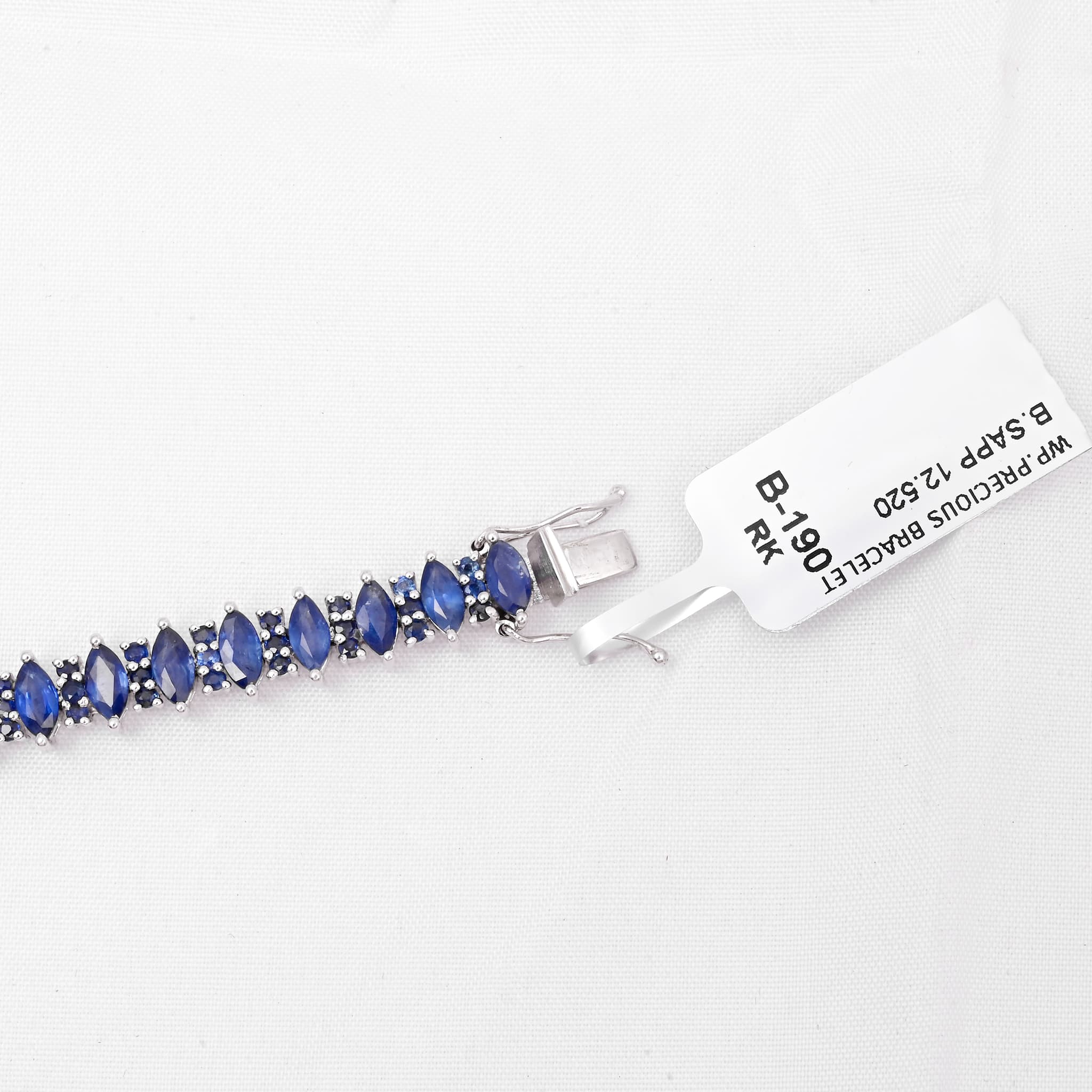 Royal Marquise Sapphire Tennis Bracelet