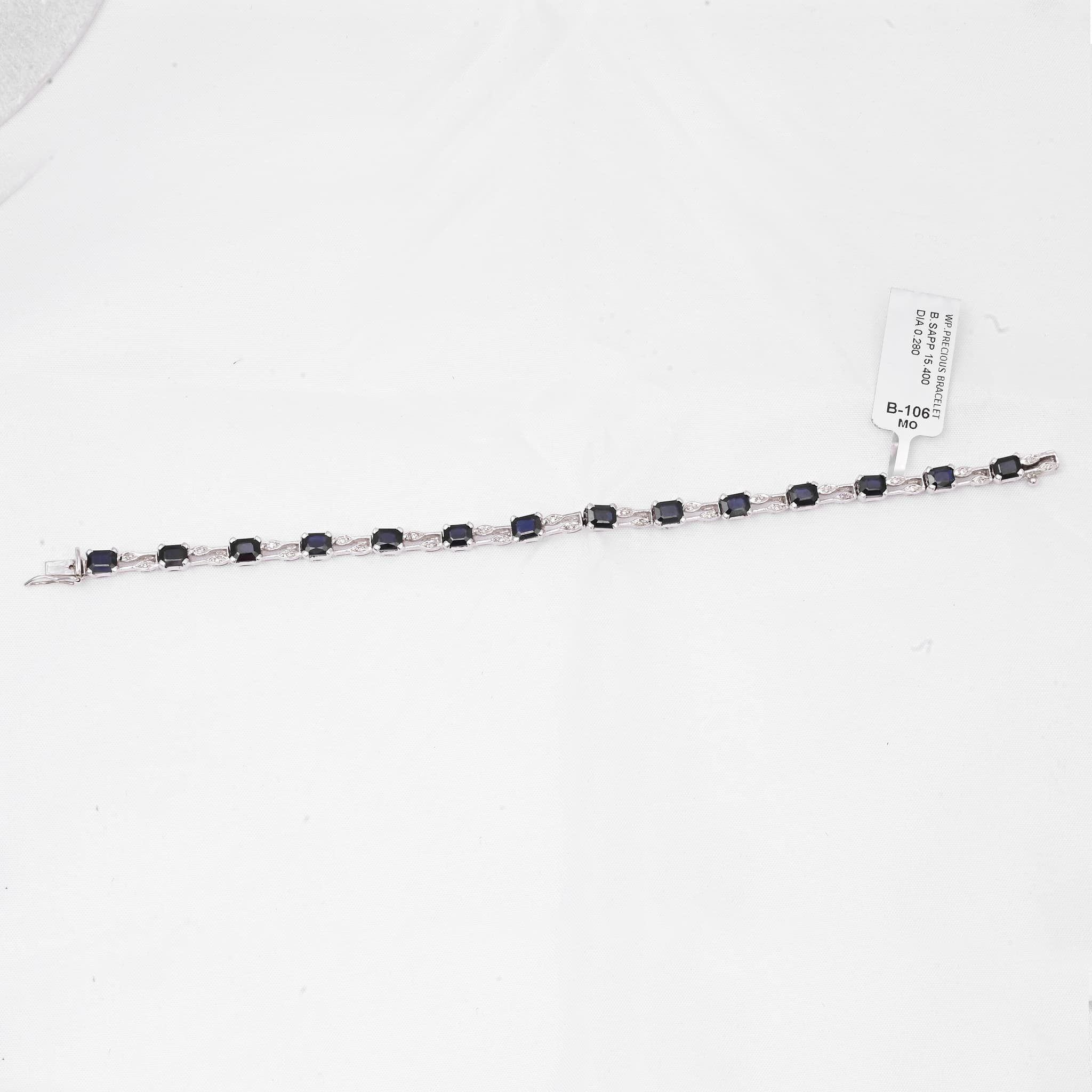 Imperial Link Sapphire & Diamond Bracelet