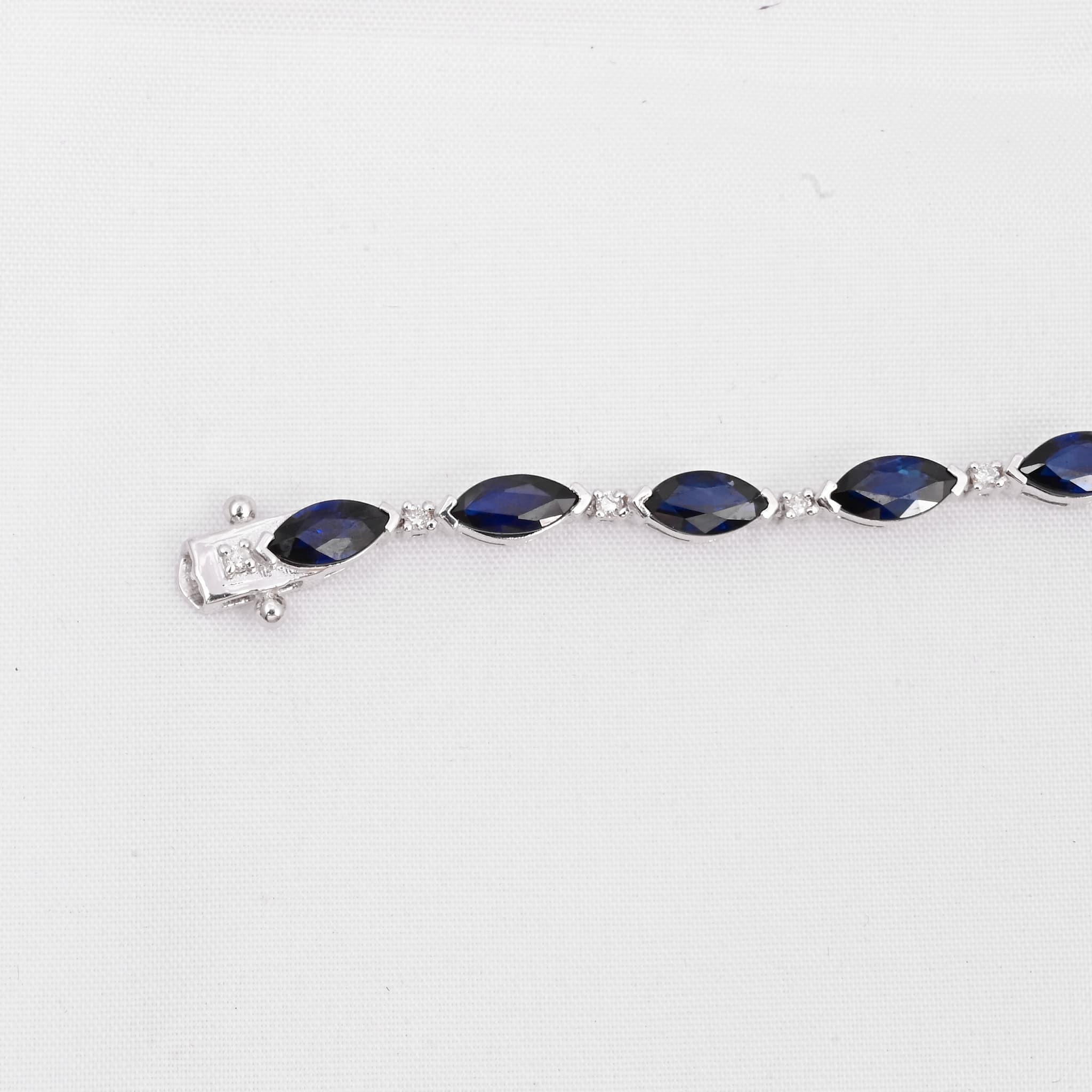 Midnight Elegance Blue Sapphire Bracelet alternate view