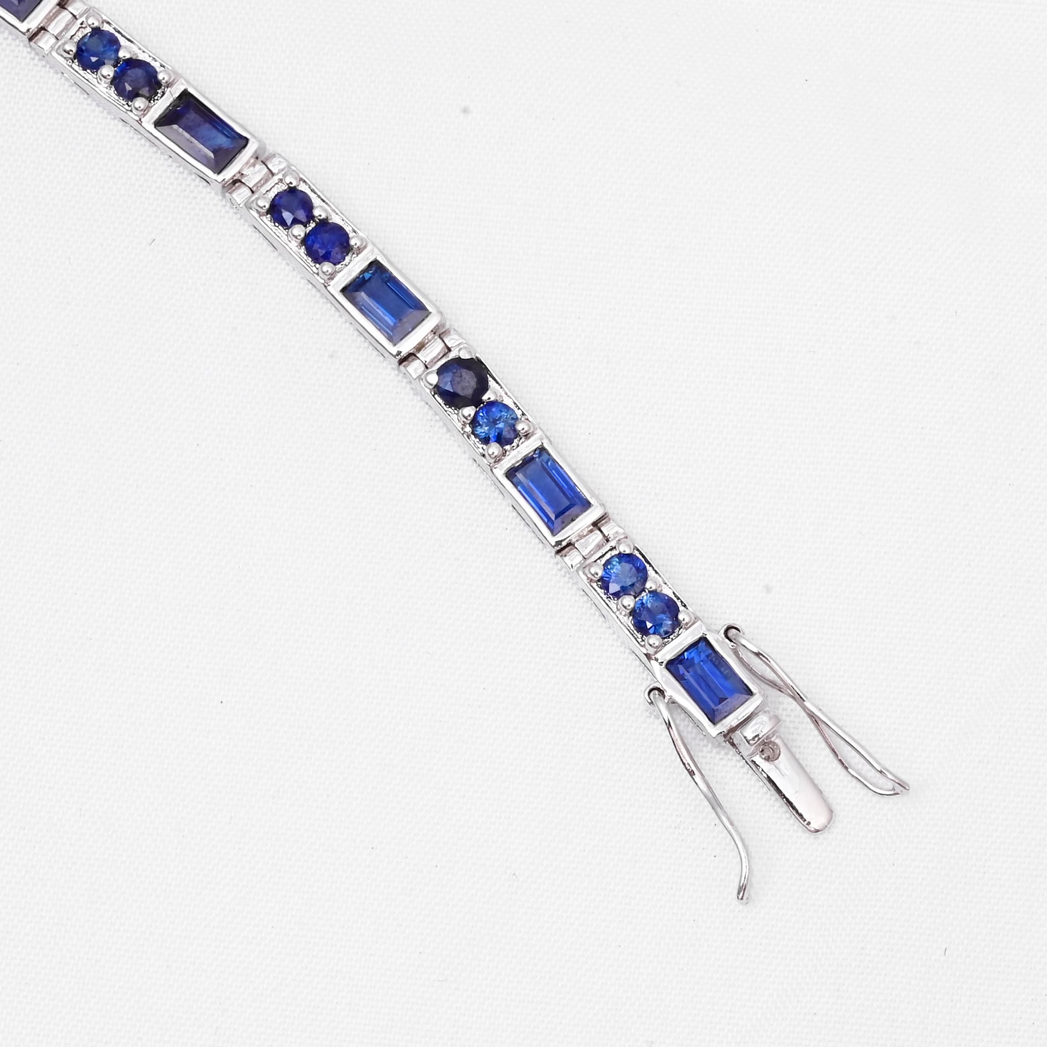 Royal Geometry Blue Sapphire Bracelet alternate view