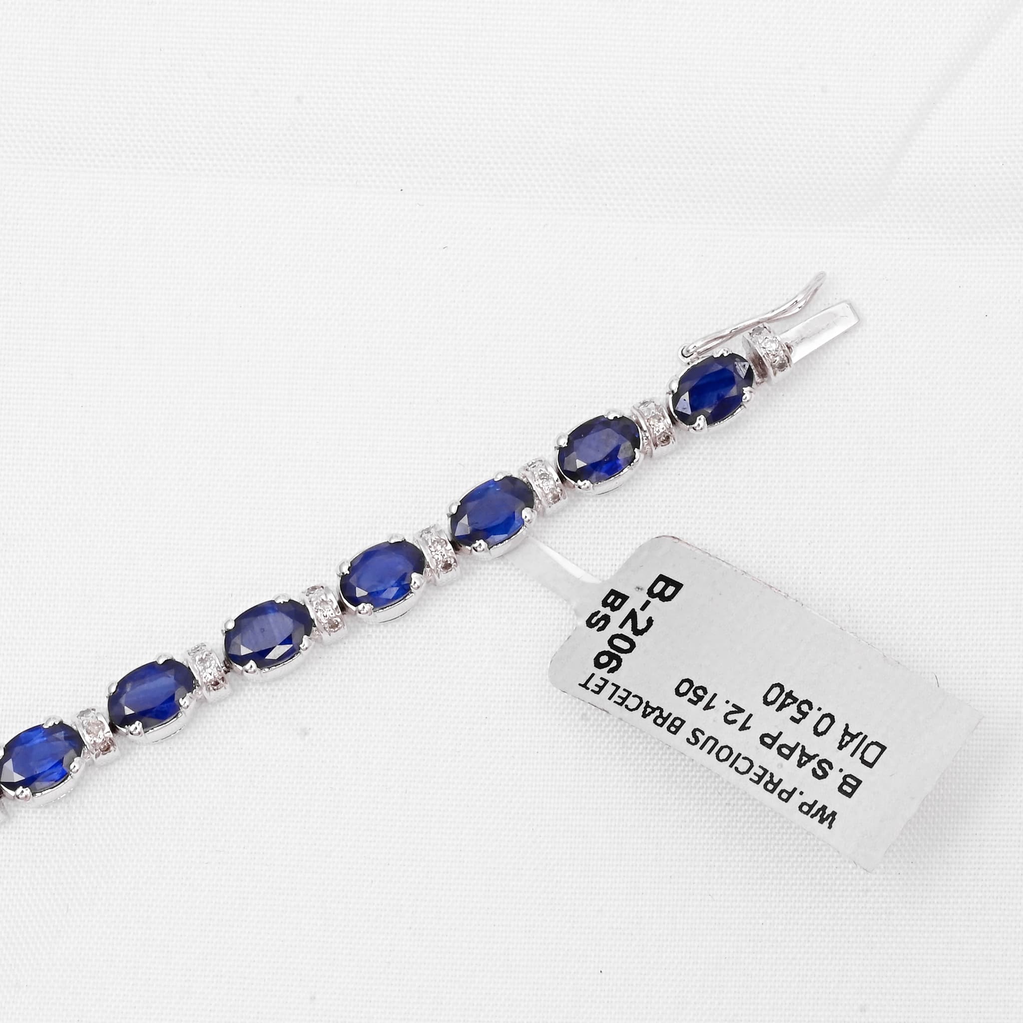 Eternal Blue Sapphire Tennis Bracelet alternate view
