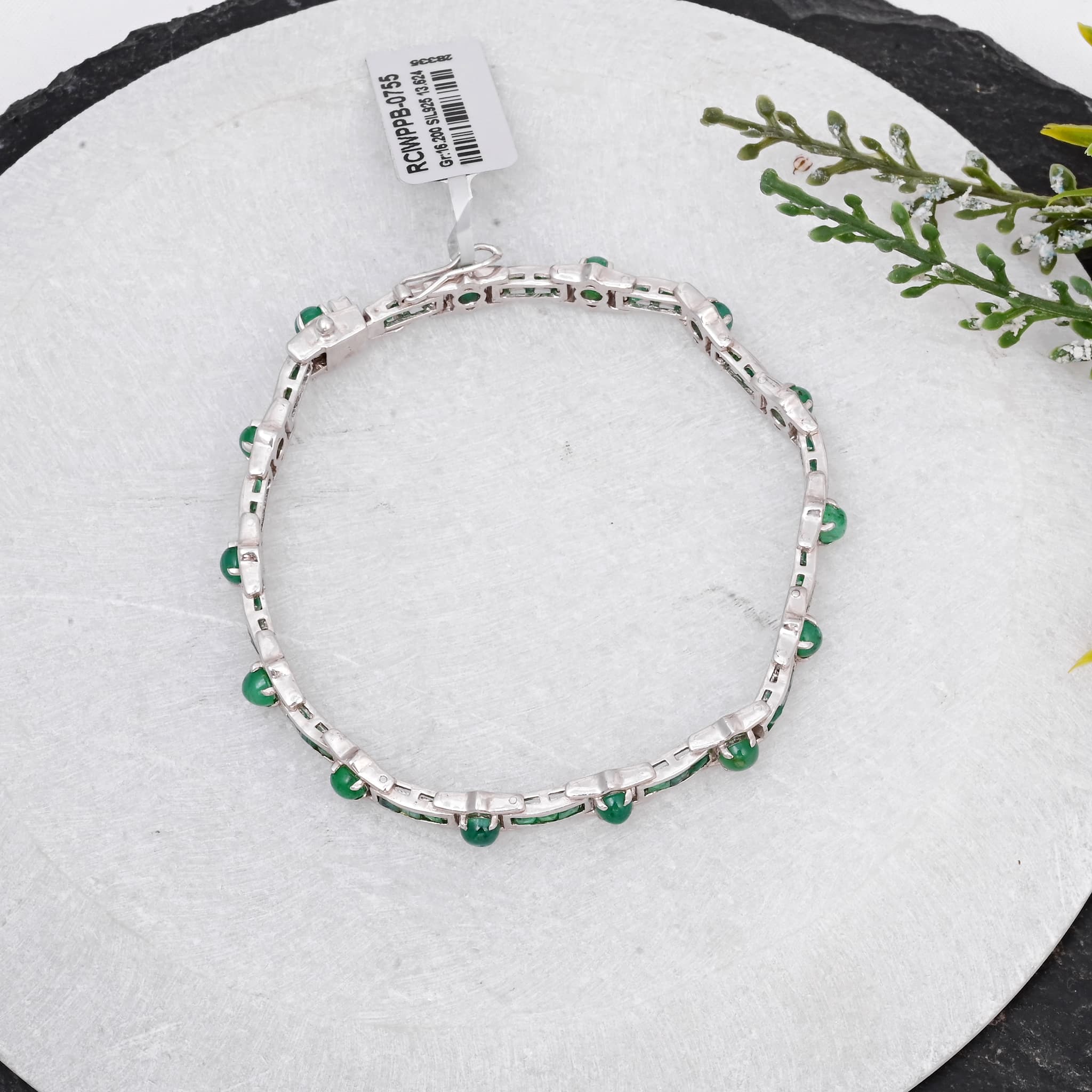 Emerald Royale Link Bracelet