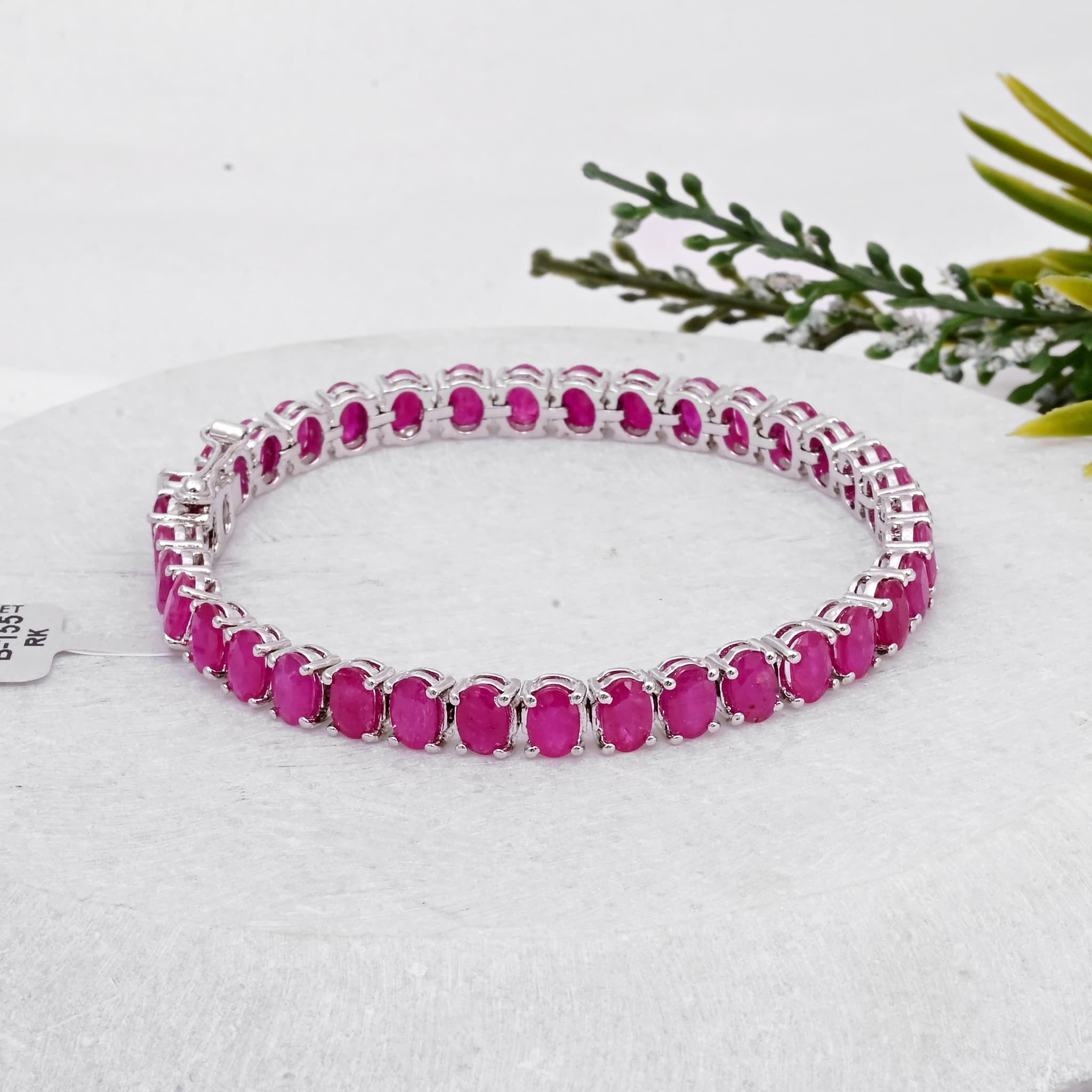 Blush Royale Ruby Tennis Bracelet alternate view