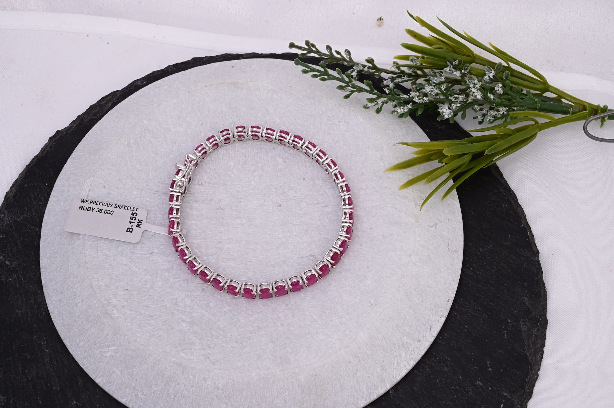 Blush Royale Ruby Tennis Bracelet
