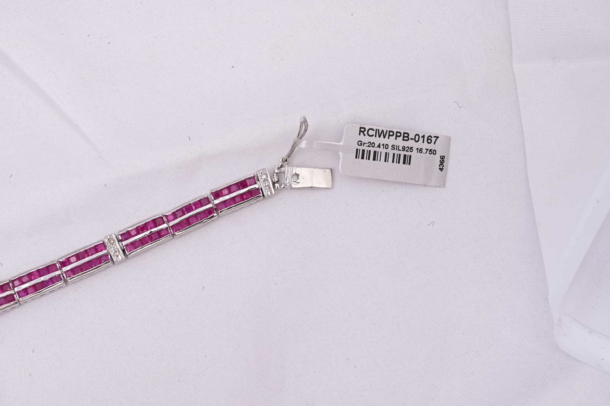 Ruby Royale Princess Link Bracelet