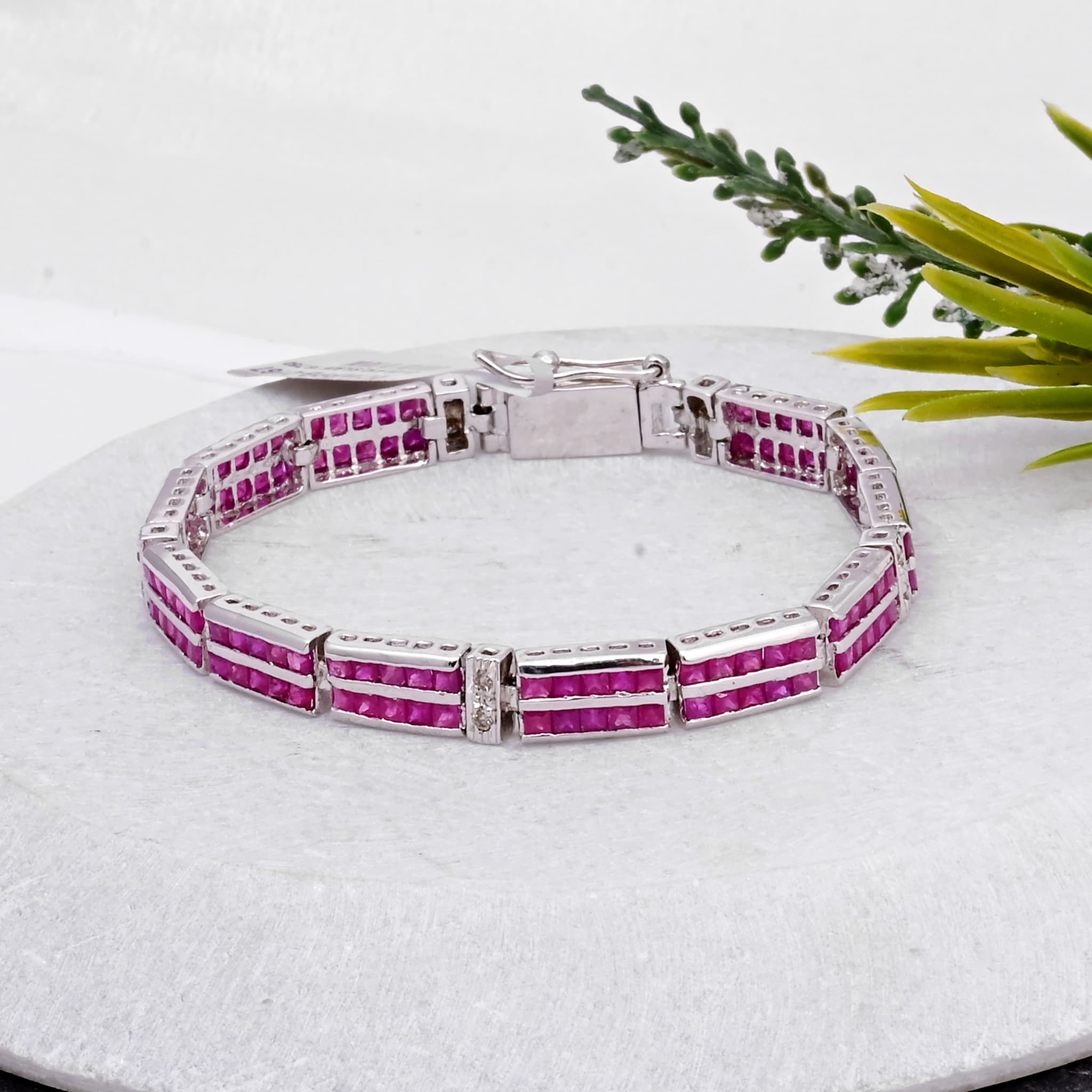 Ruby Royale Princess Link Bracelet