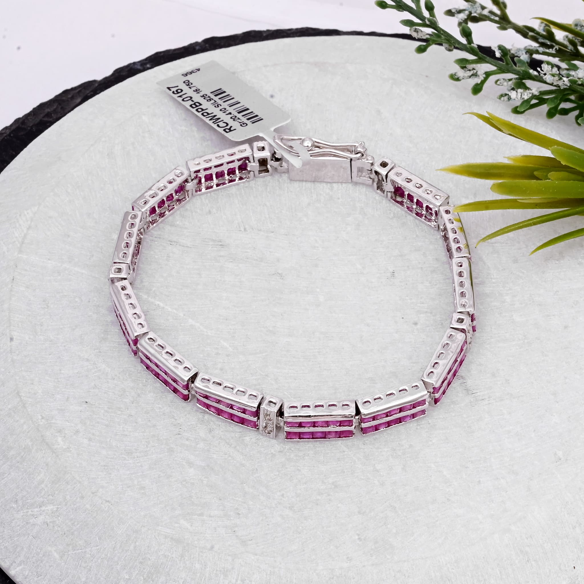 Ruby Royale Princess Link Bracelet