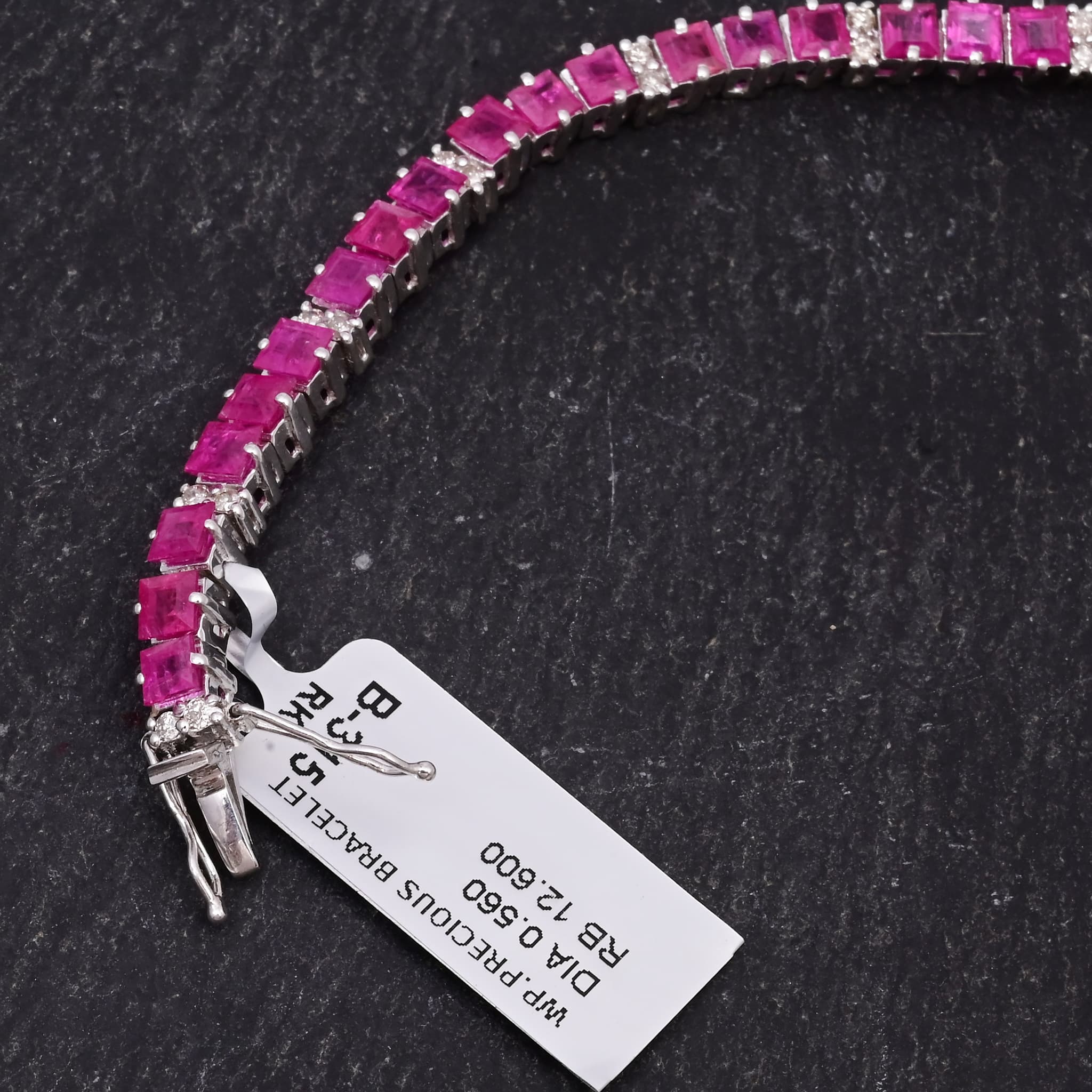 Crimson Luxe Ruby Tennis Bracelet alternate view