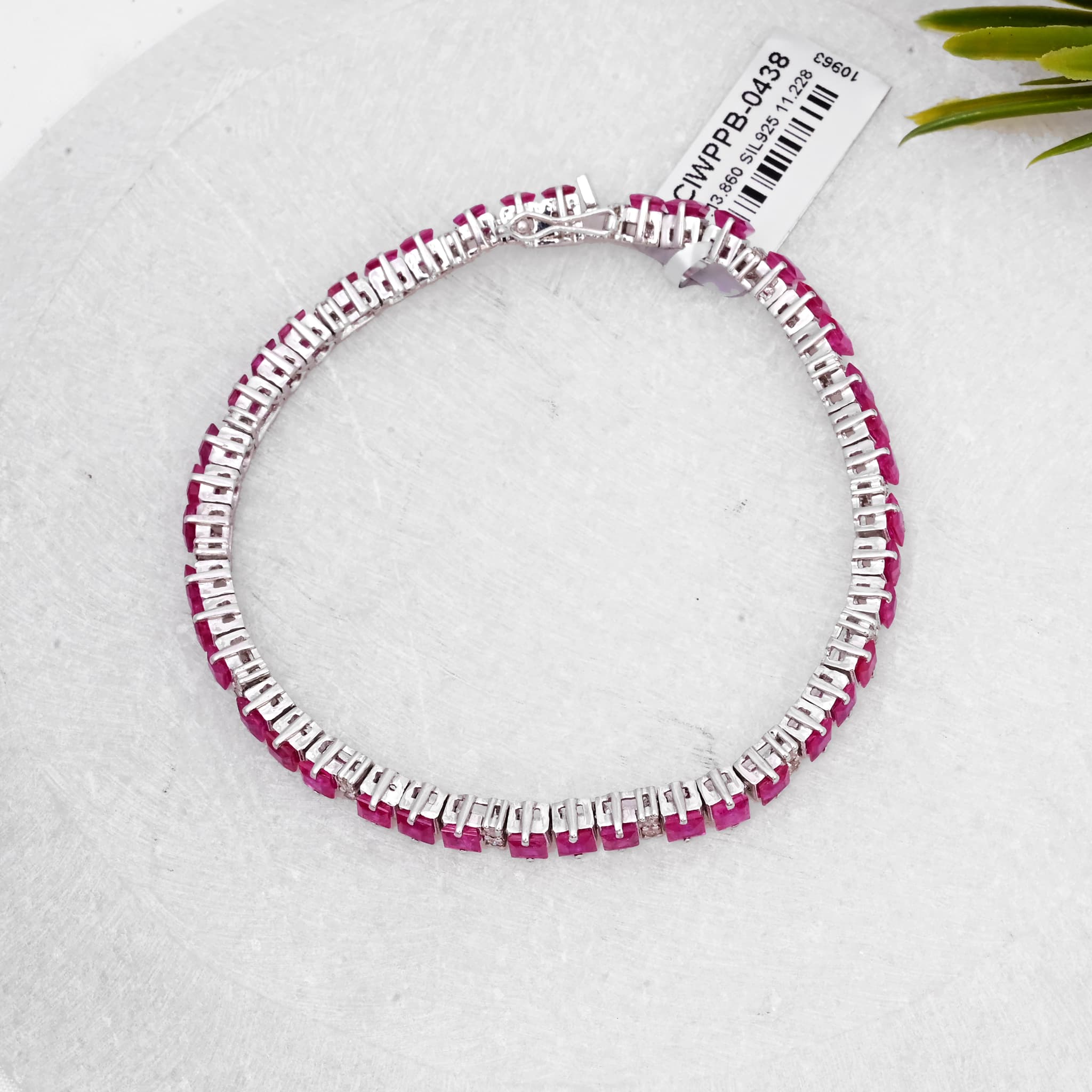 Crimson Luxe Ruby Tennis Bracelet