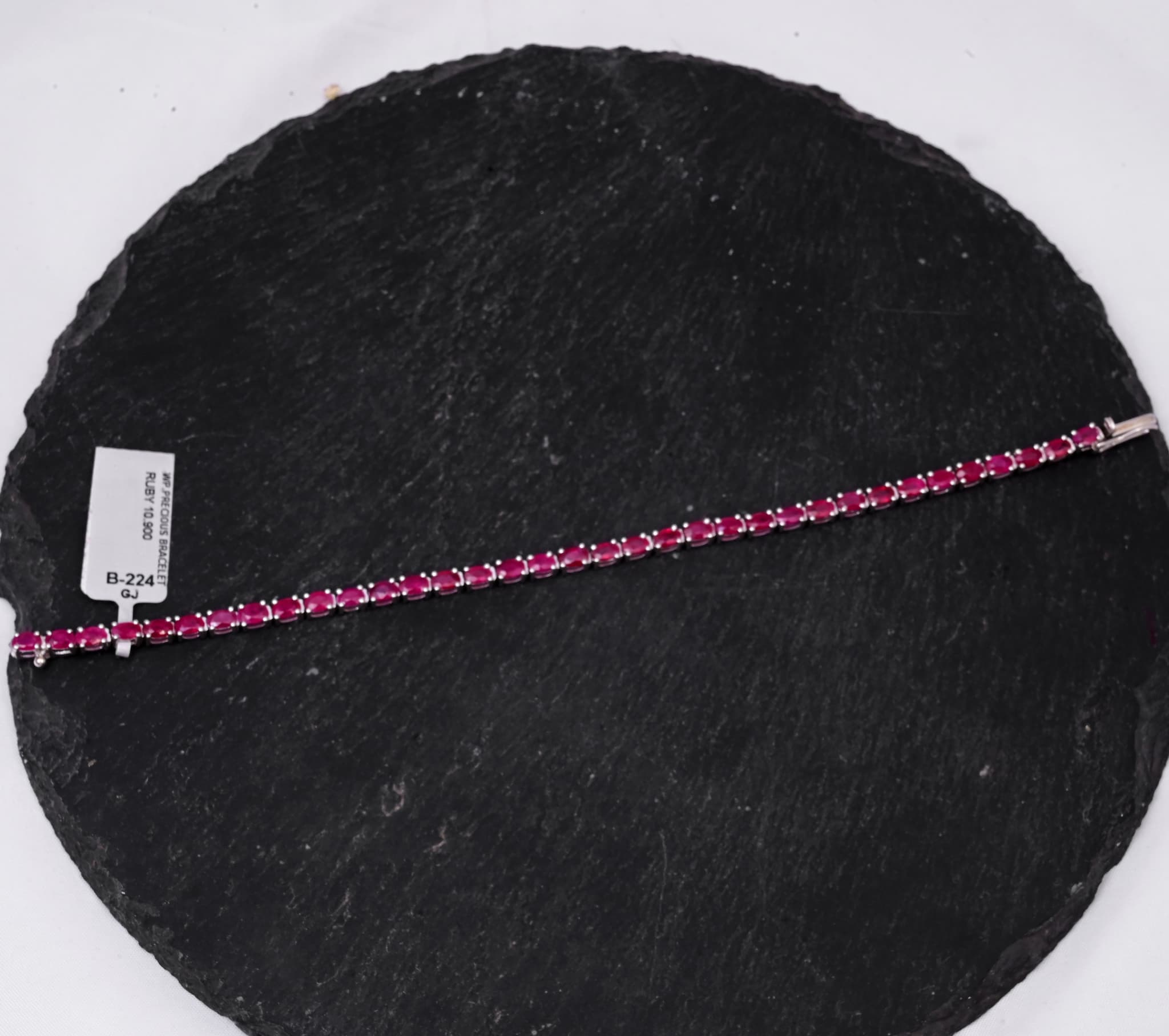 Scarlet Grace Ruby Tennis Bracelet
