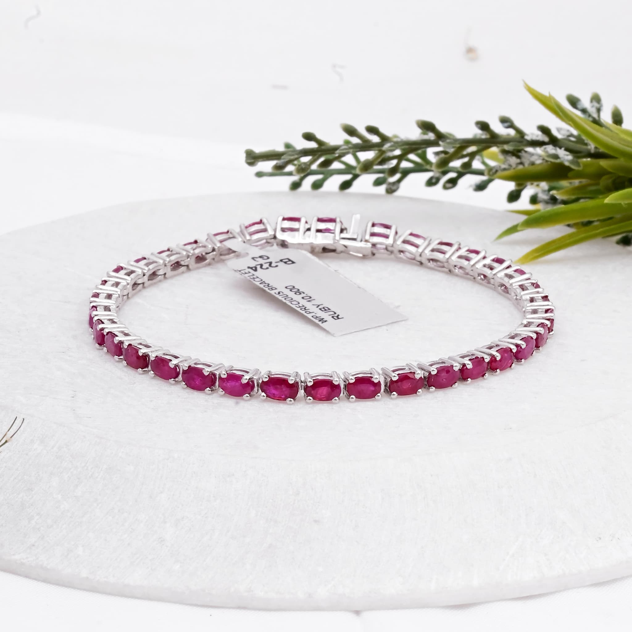 Scarlet Grace Ruby Tennis Bracelet