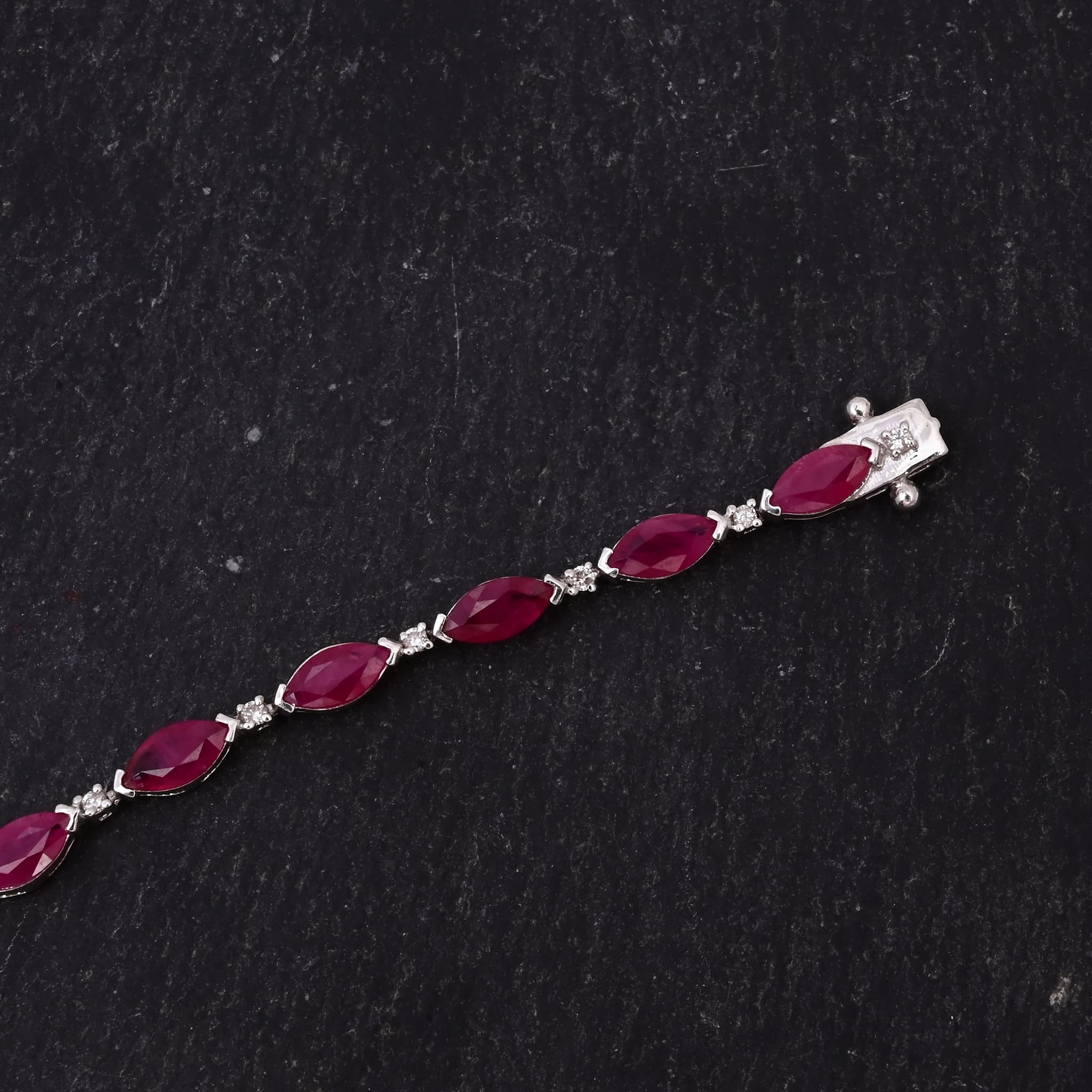 Scarlet Grace Ruby Tennis Bracelet