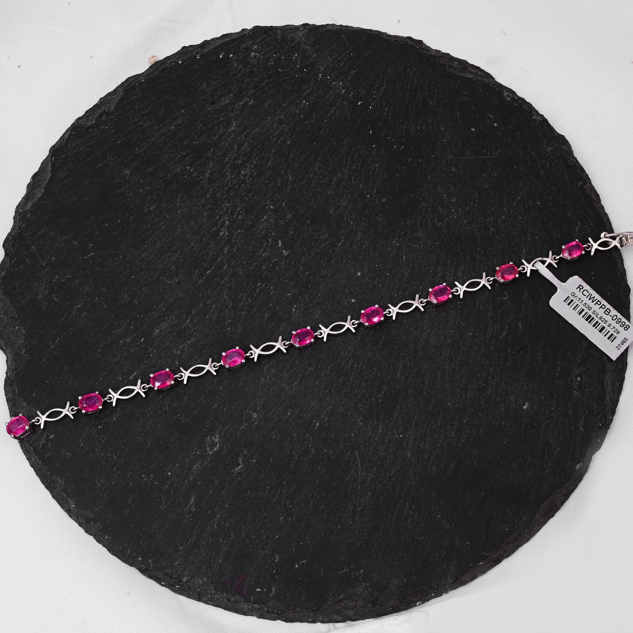 Divine Grace Ruby Link Bracelet