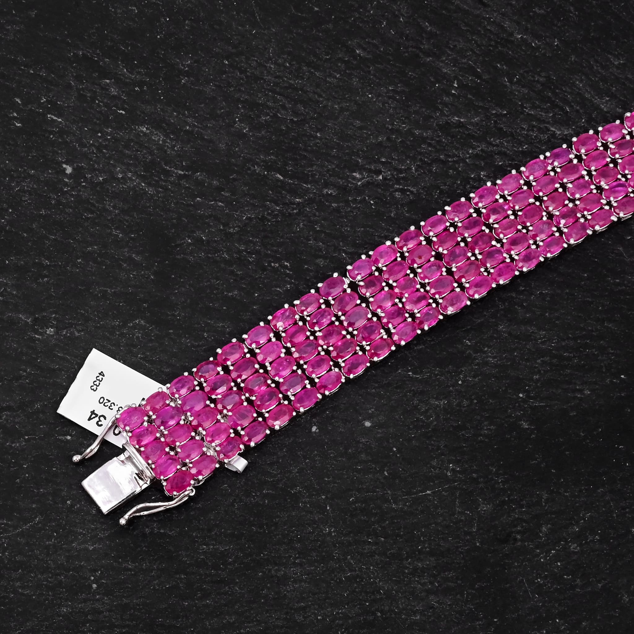Majestic Royale Ruby Statement Bracelet alternate view