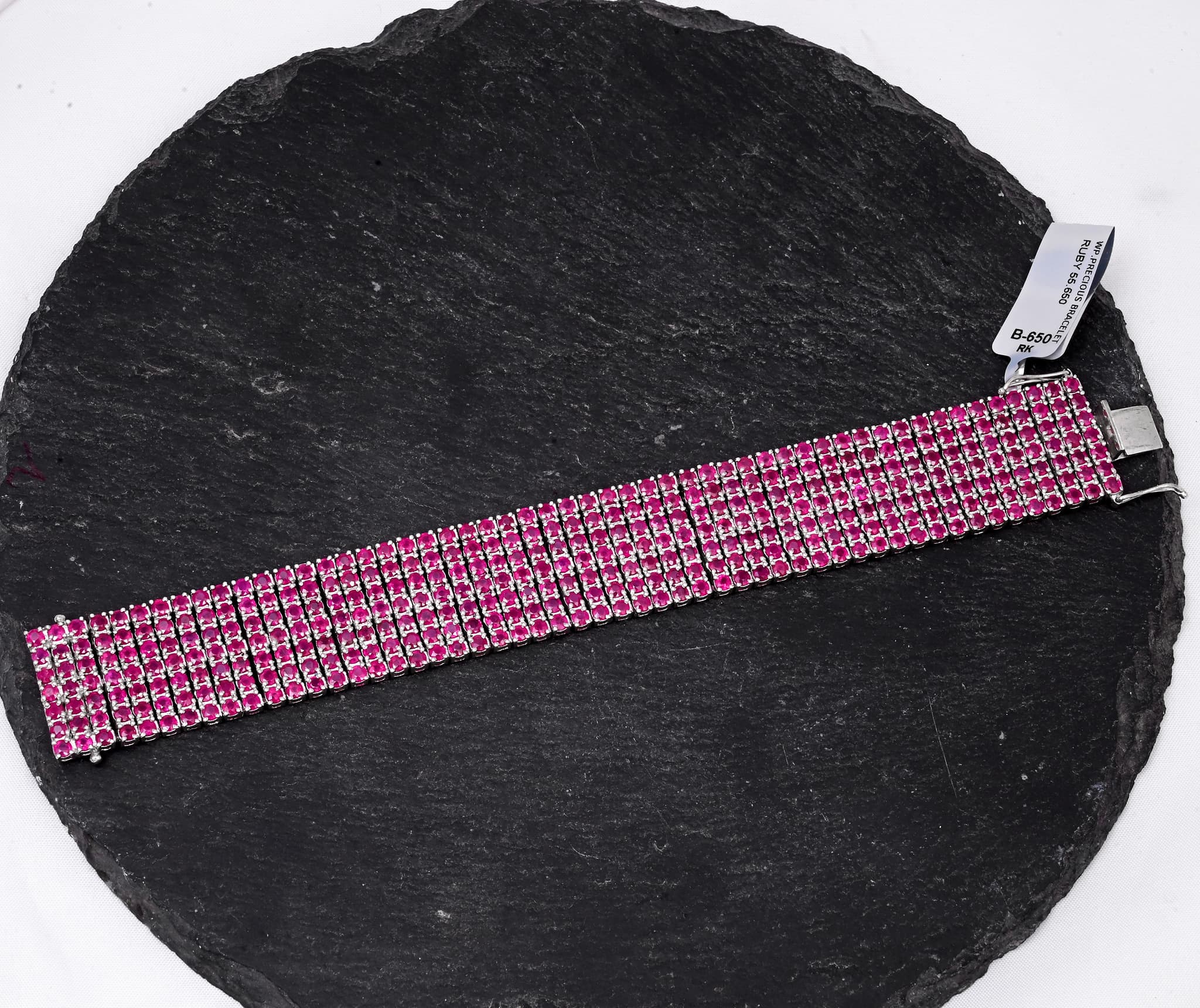 Royal Crimson Luxe Ruby Bracelet