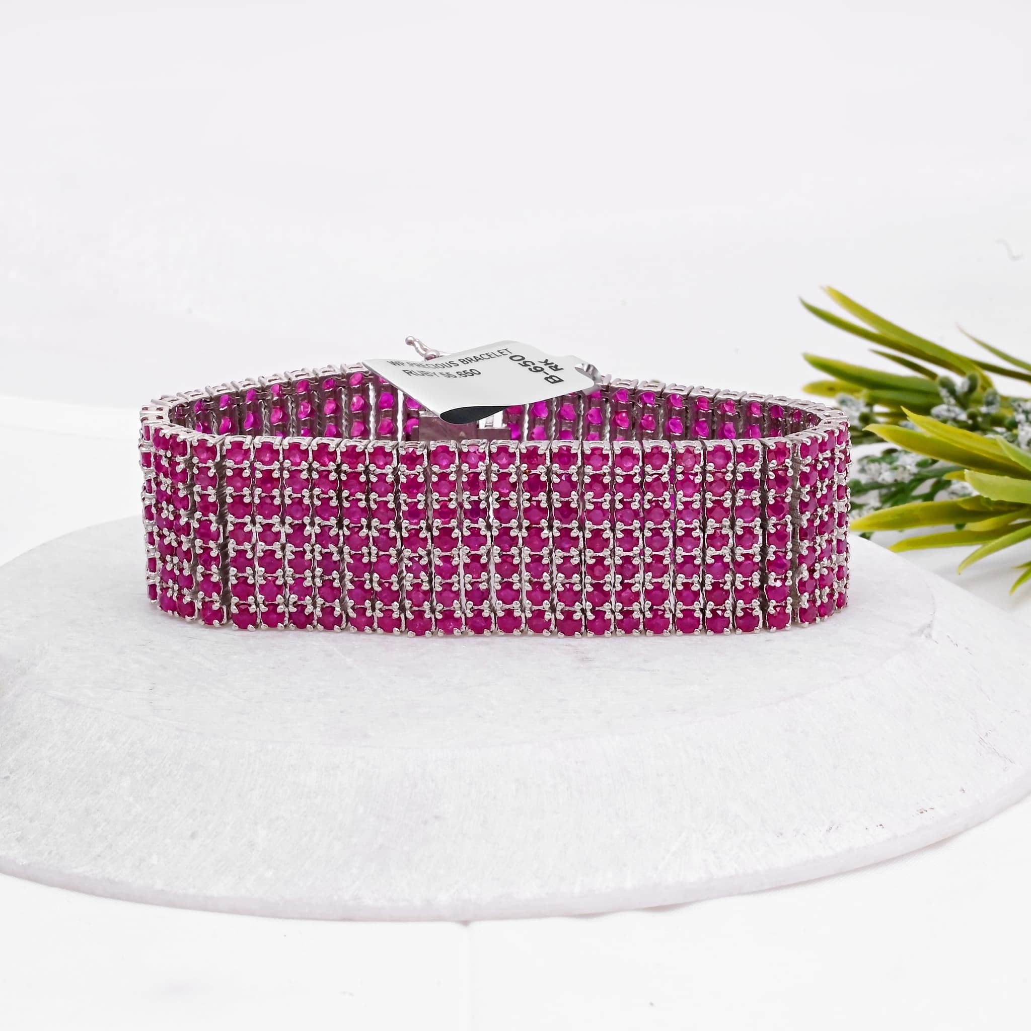 Royal Crimson Luxe Ruby Bracelet