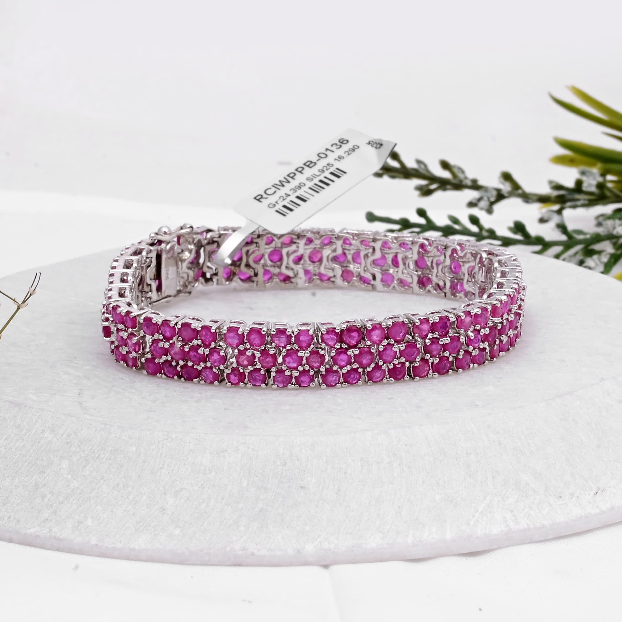 Rosé Royale Ruby Bracelet