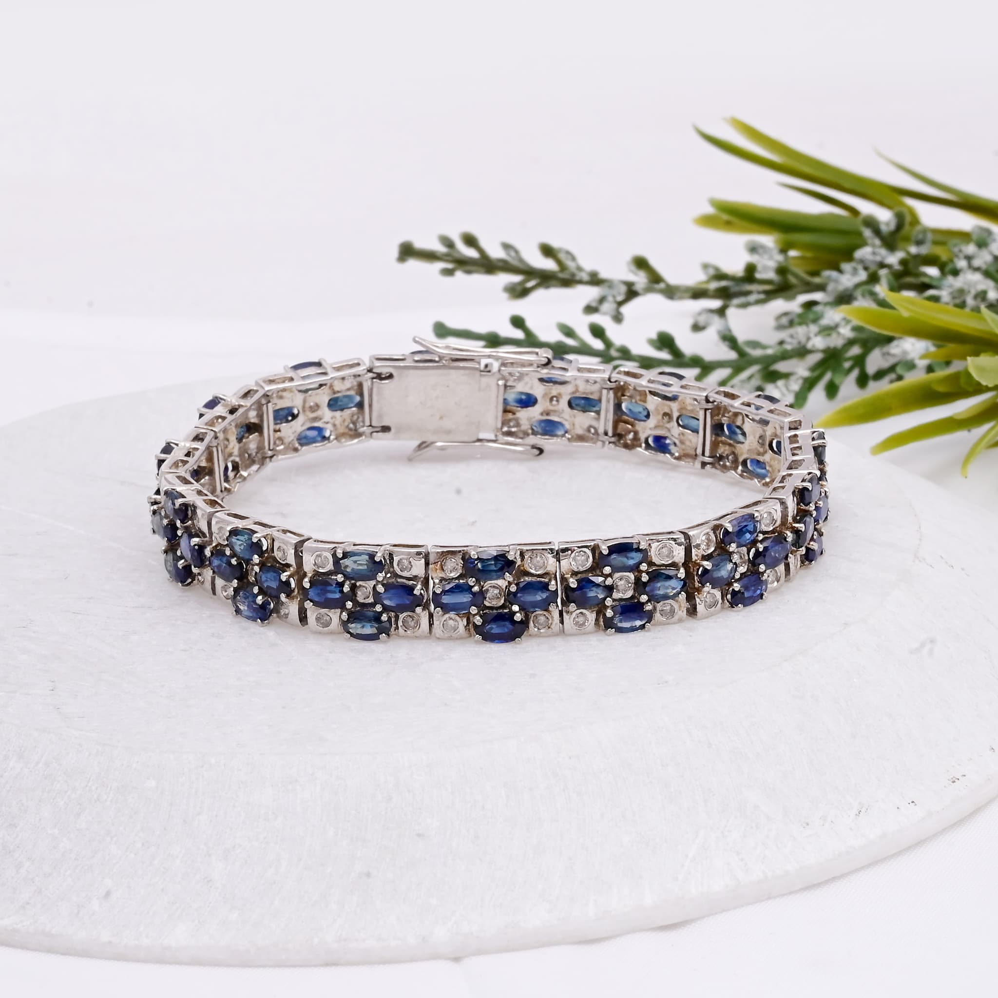 Celestial Sapphire Diamond Bracelet