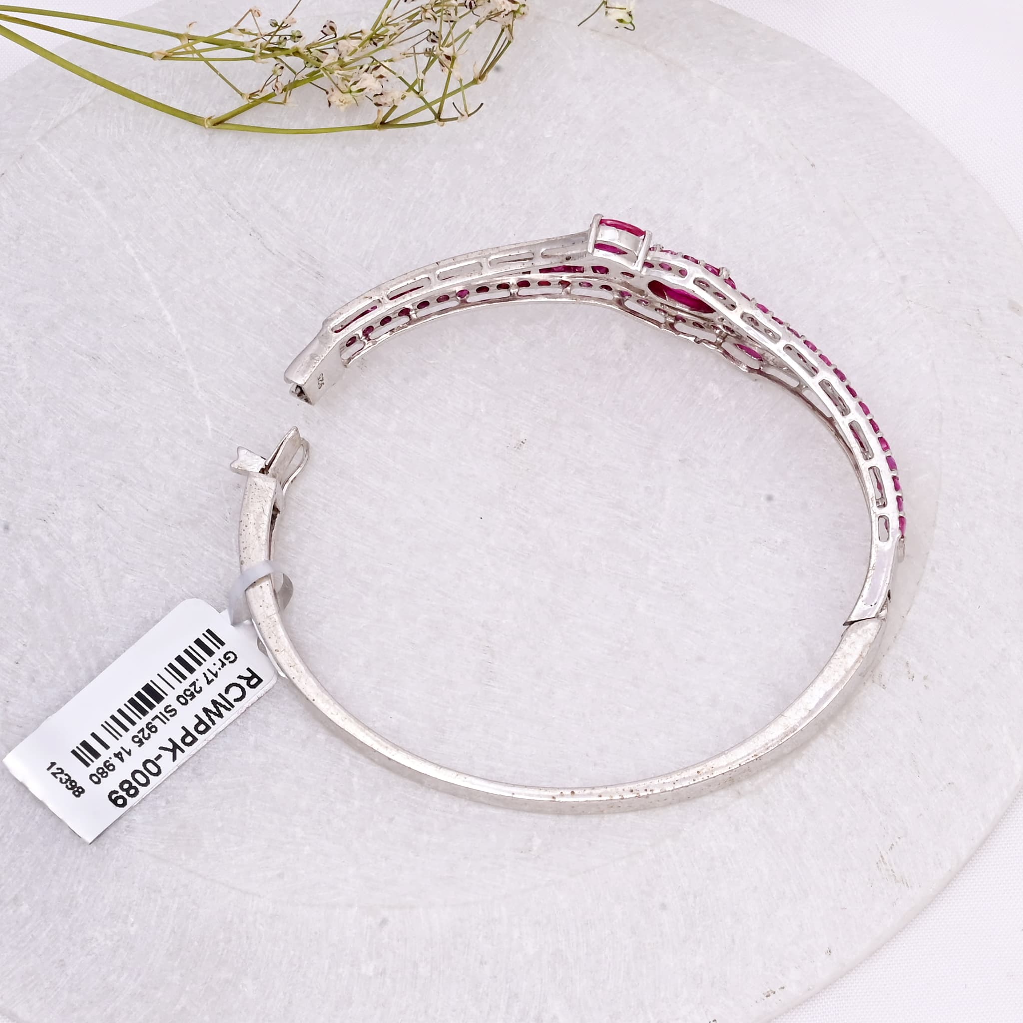 Royal Ruby Statement Bangle