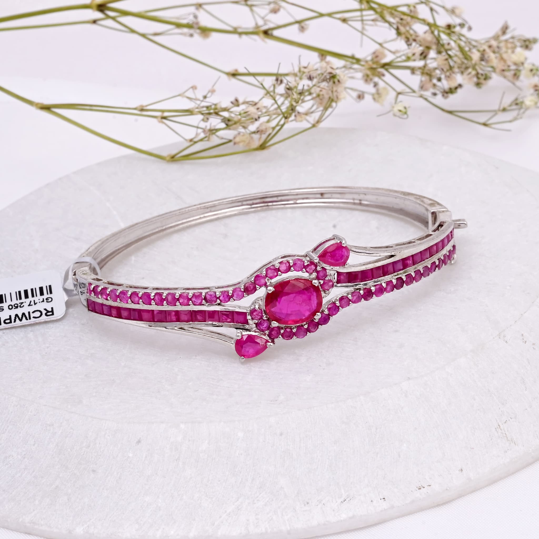 Royal Ruby Statement Bangle