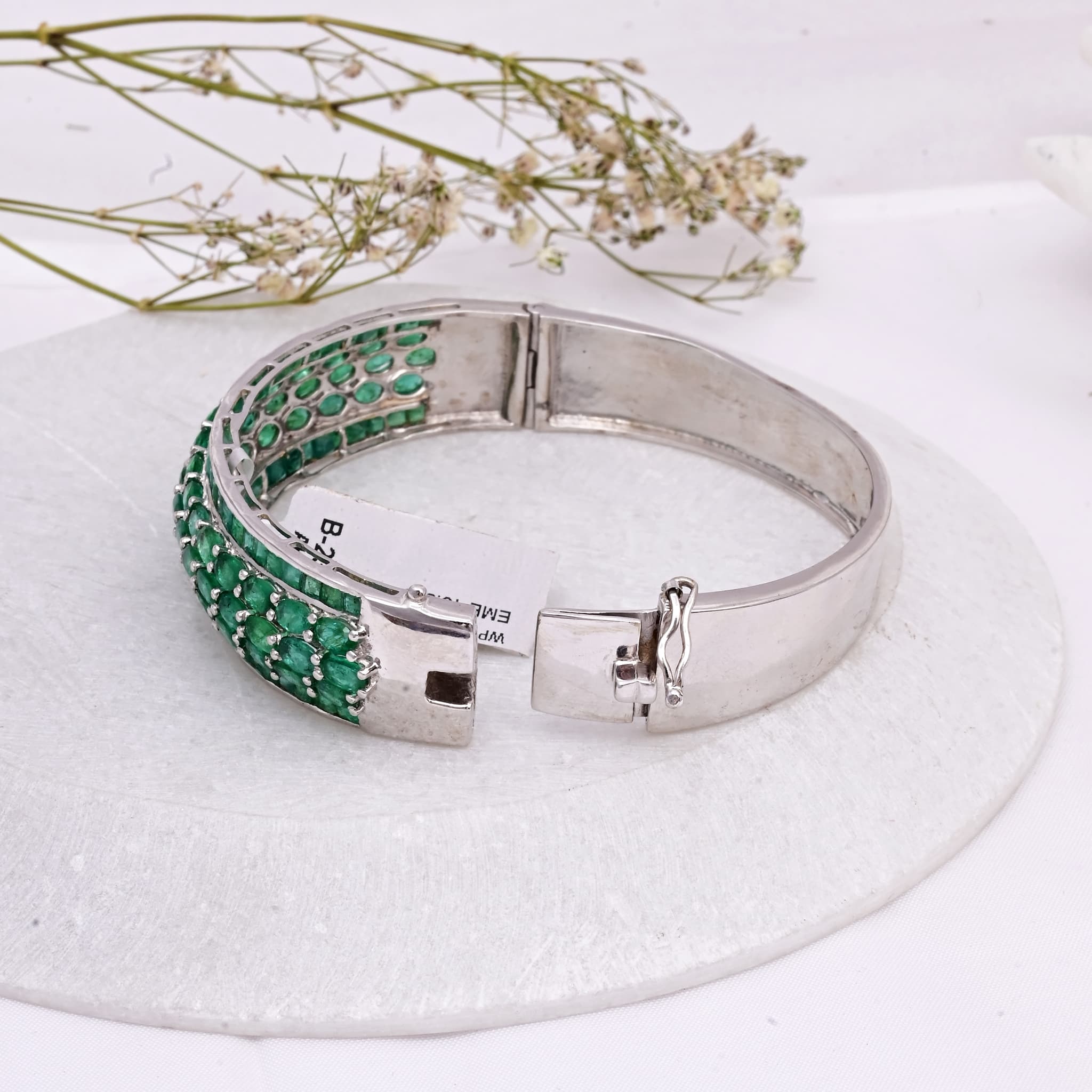 Emerald Royale Cuff Bangle