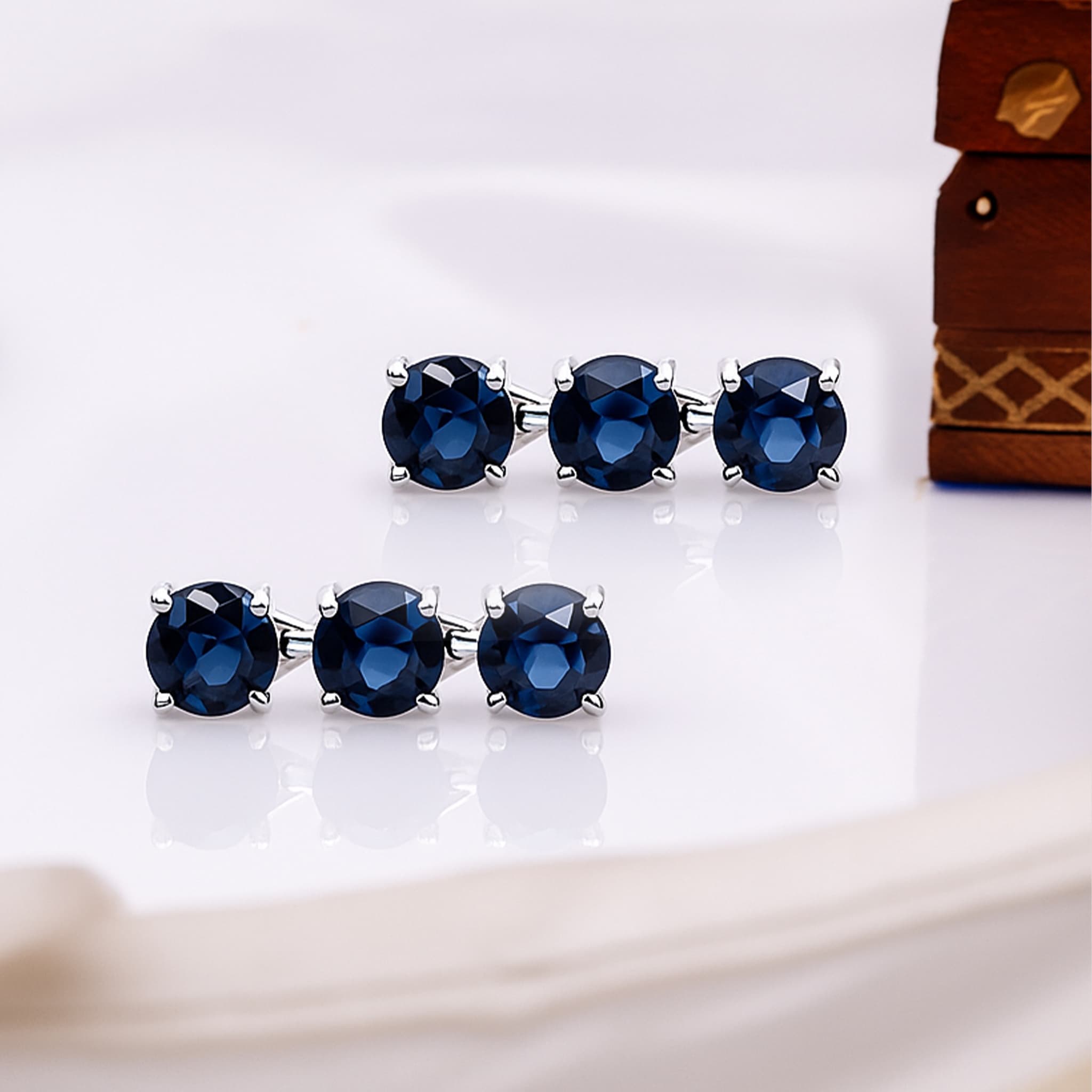 Celeste Sapphire Drop Earrings