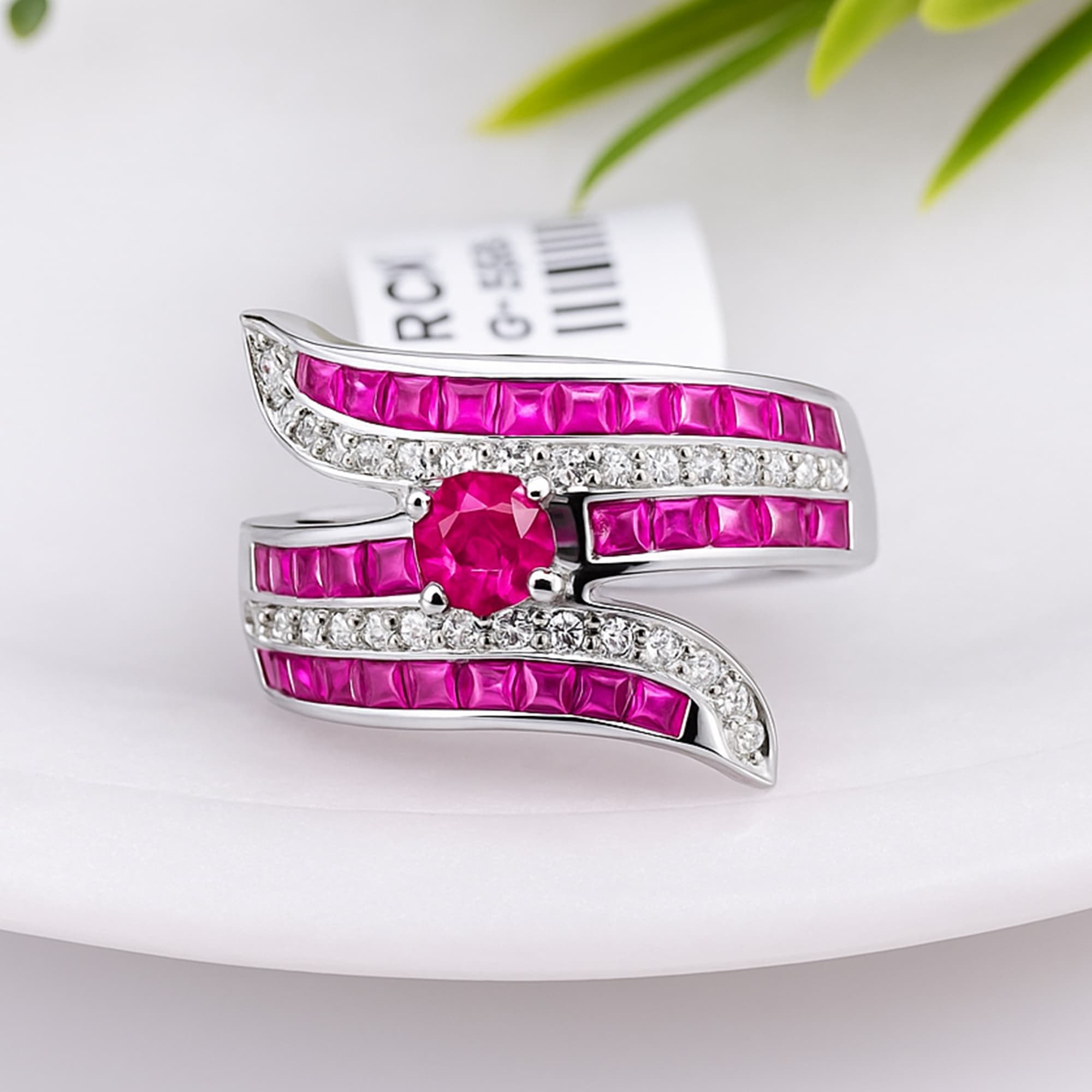 Royal Ruby Diamond Wrap Ring