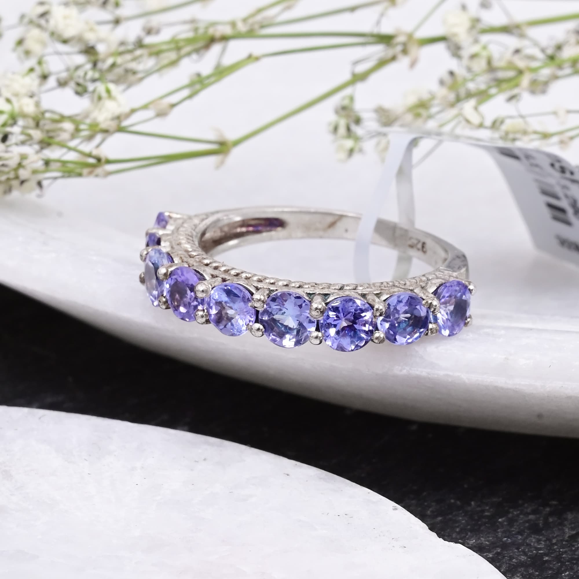 Twilight Tanzanite Eternity Ring