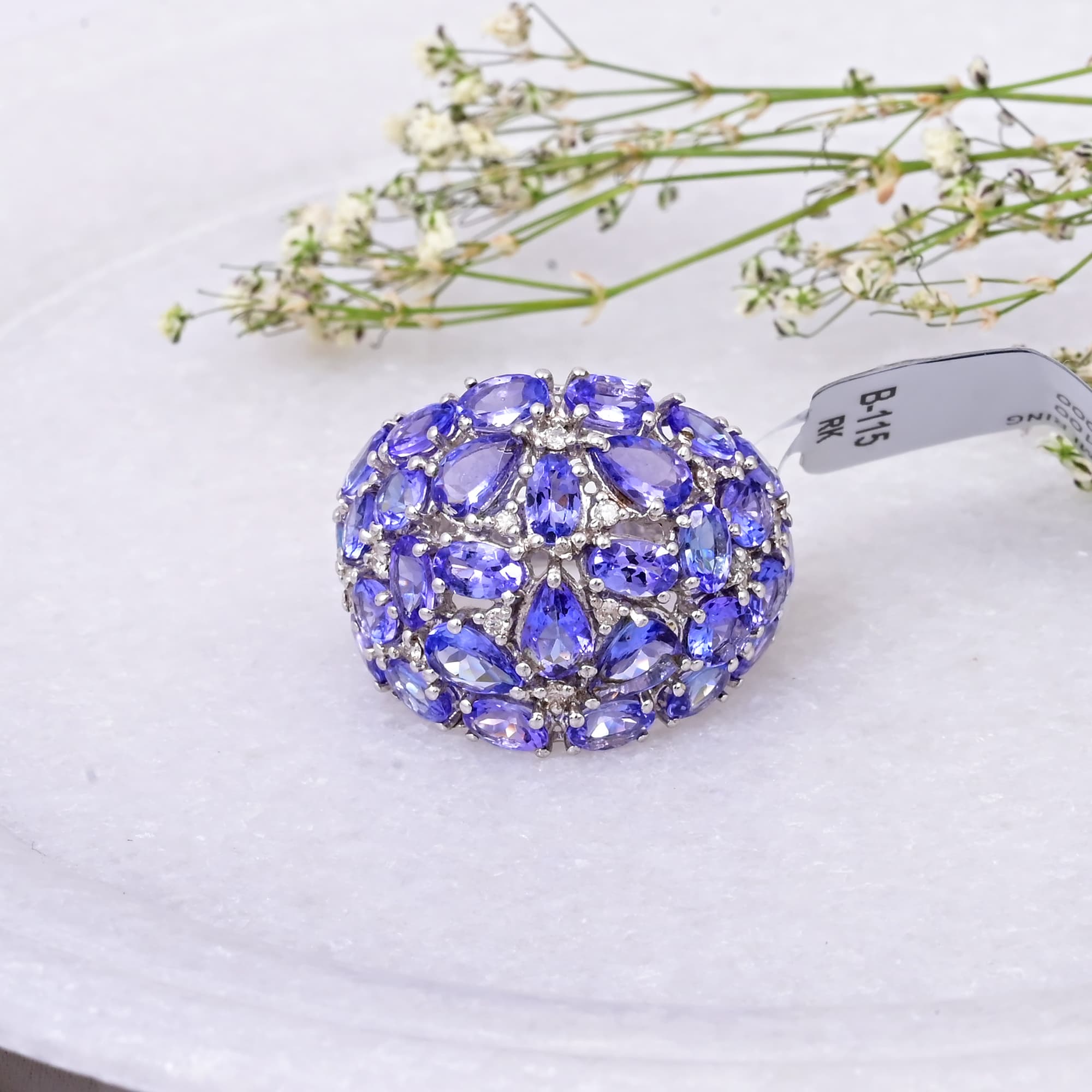 Imperial Tanzanite Dome Ring