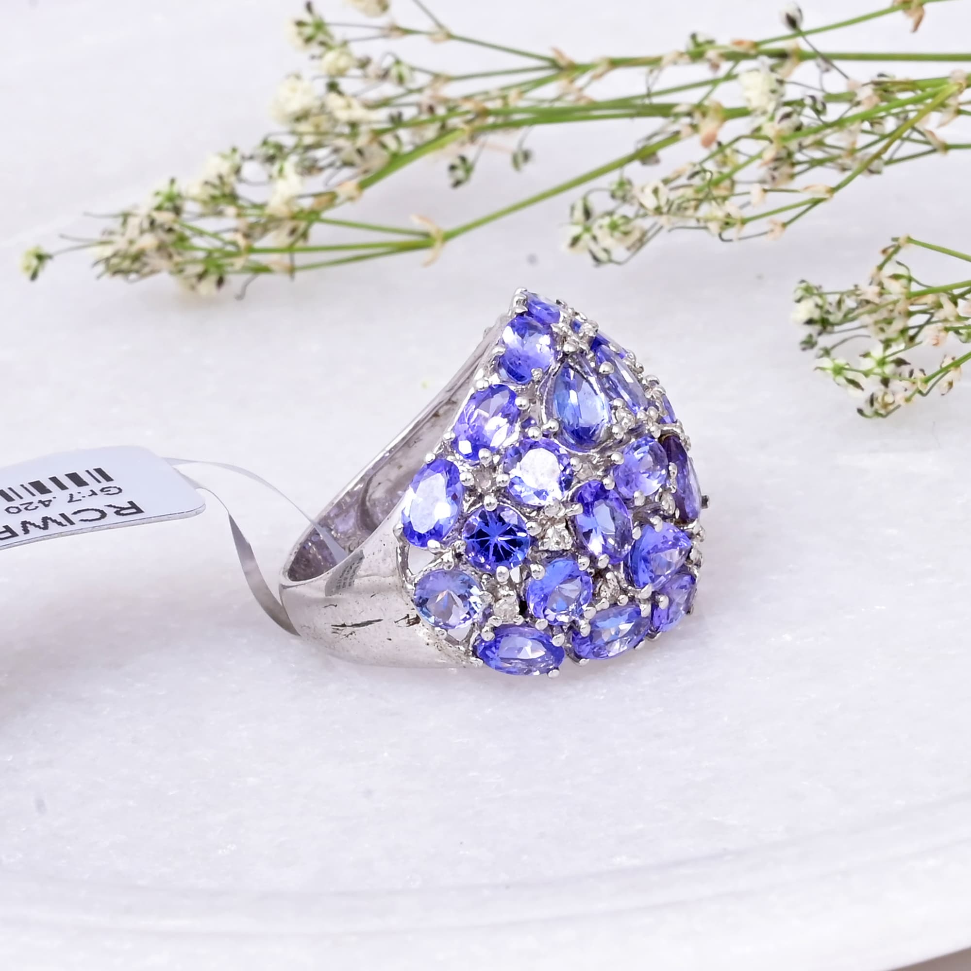 Imperial Tanzanite Dome Ring alternate view