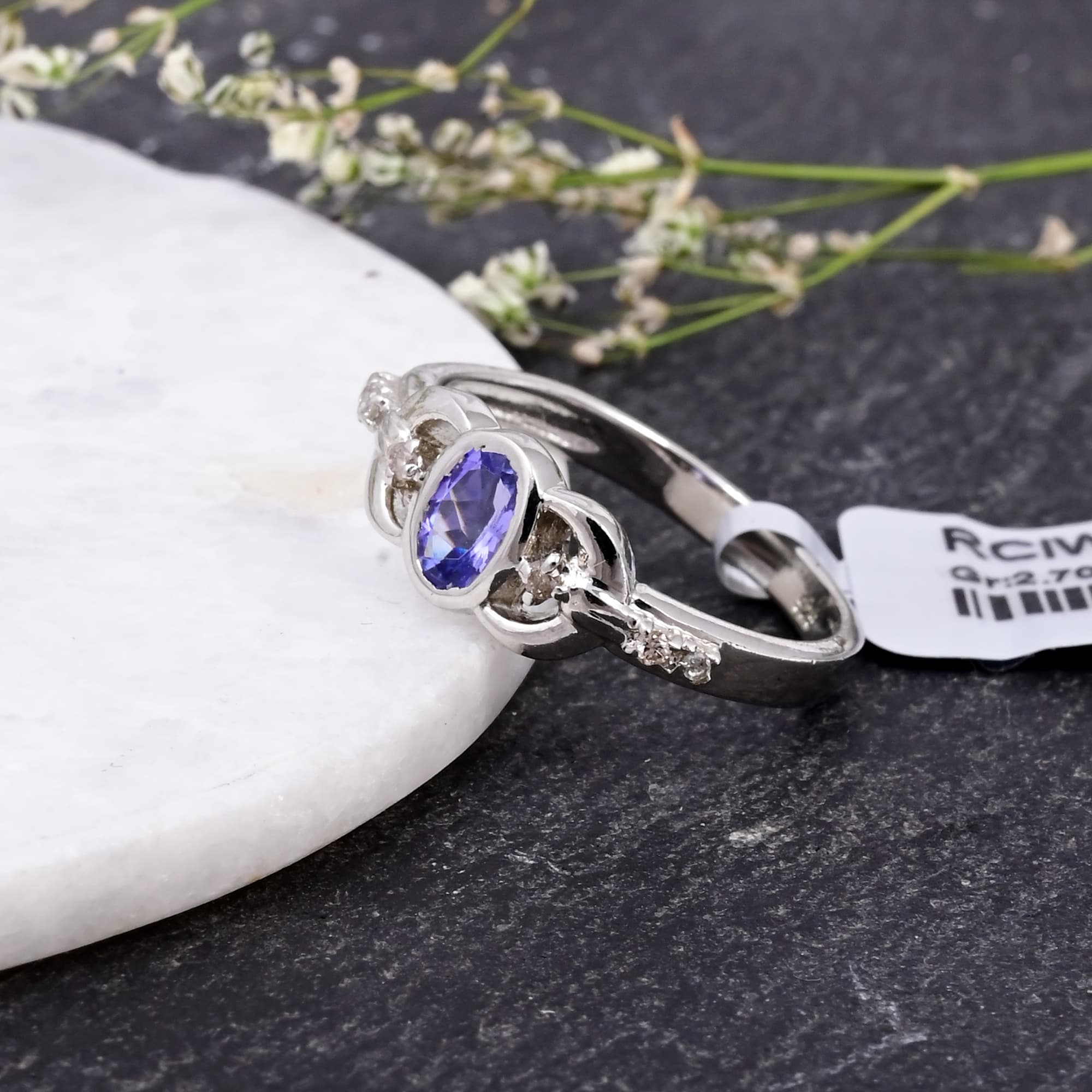 Twilight Grace Tanzanite Ring