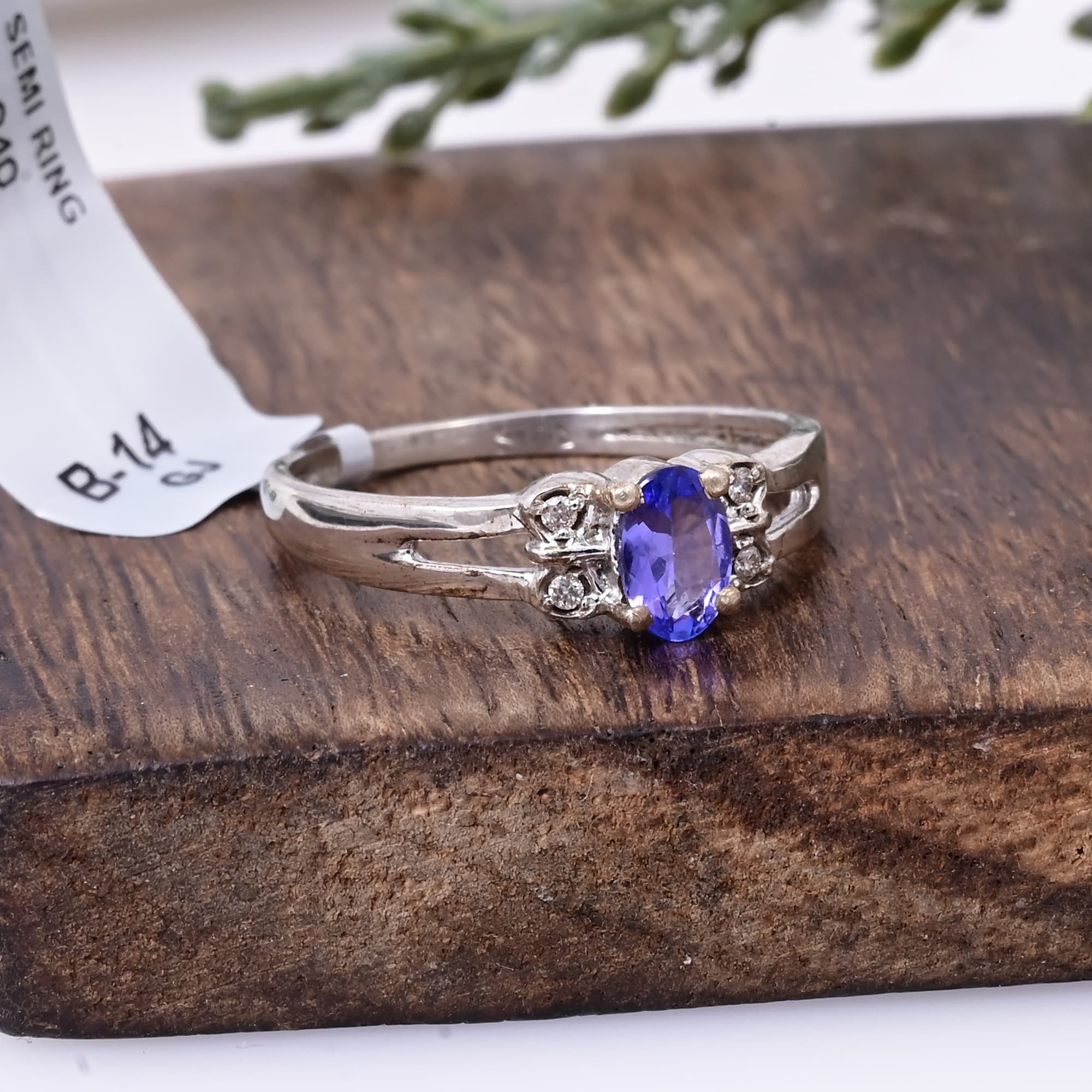 Twilight Bloom Tanzanite Ring
