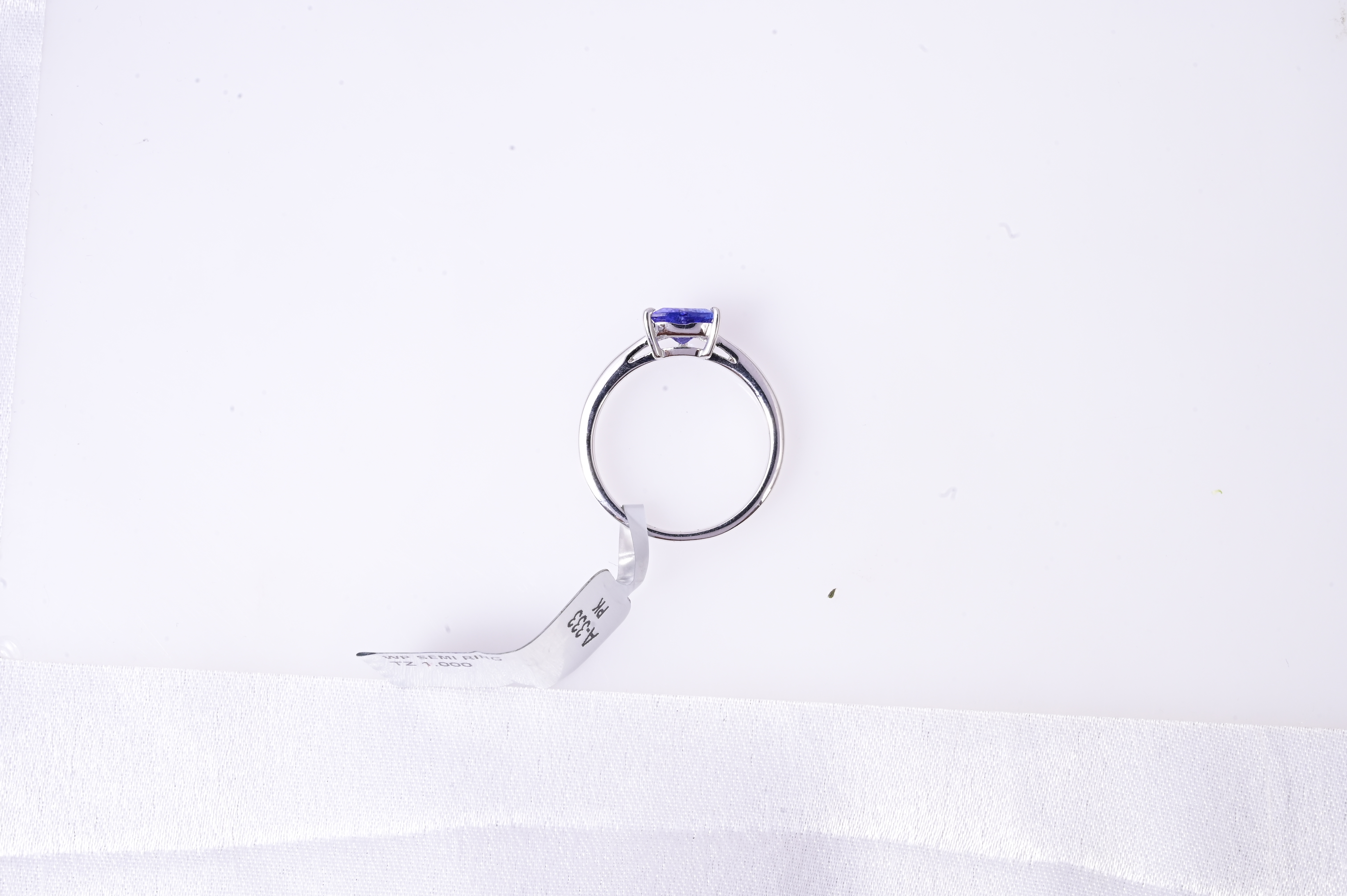 Celestial Trillion Tanzanite Solitaire Ring