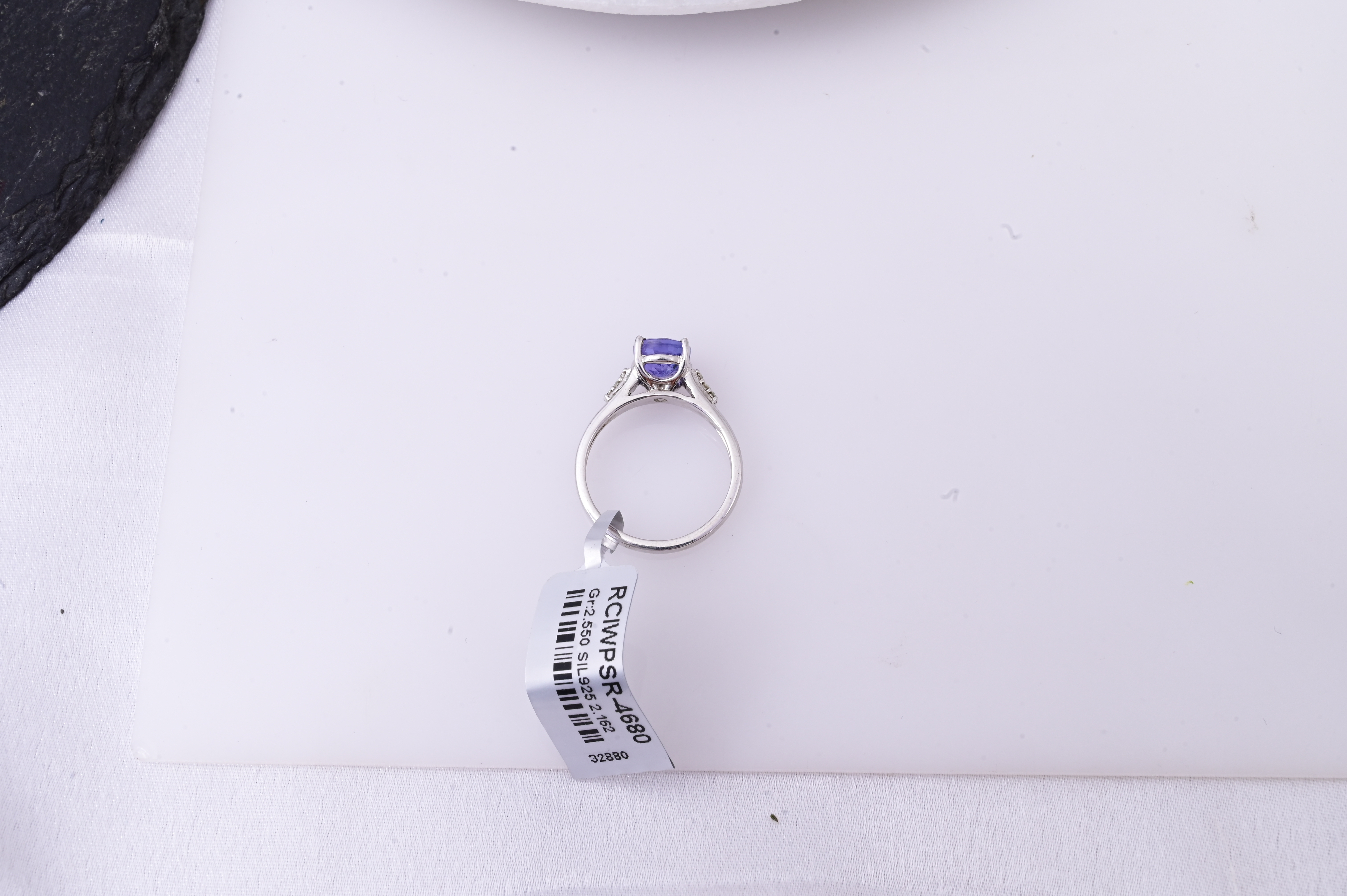 Royal Crown Tanzanite Solitaire Ring