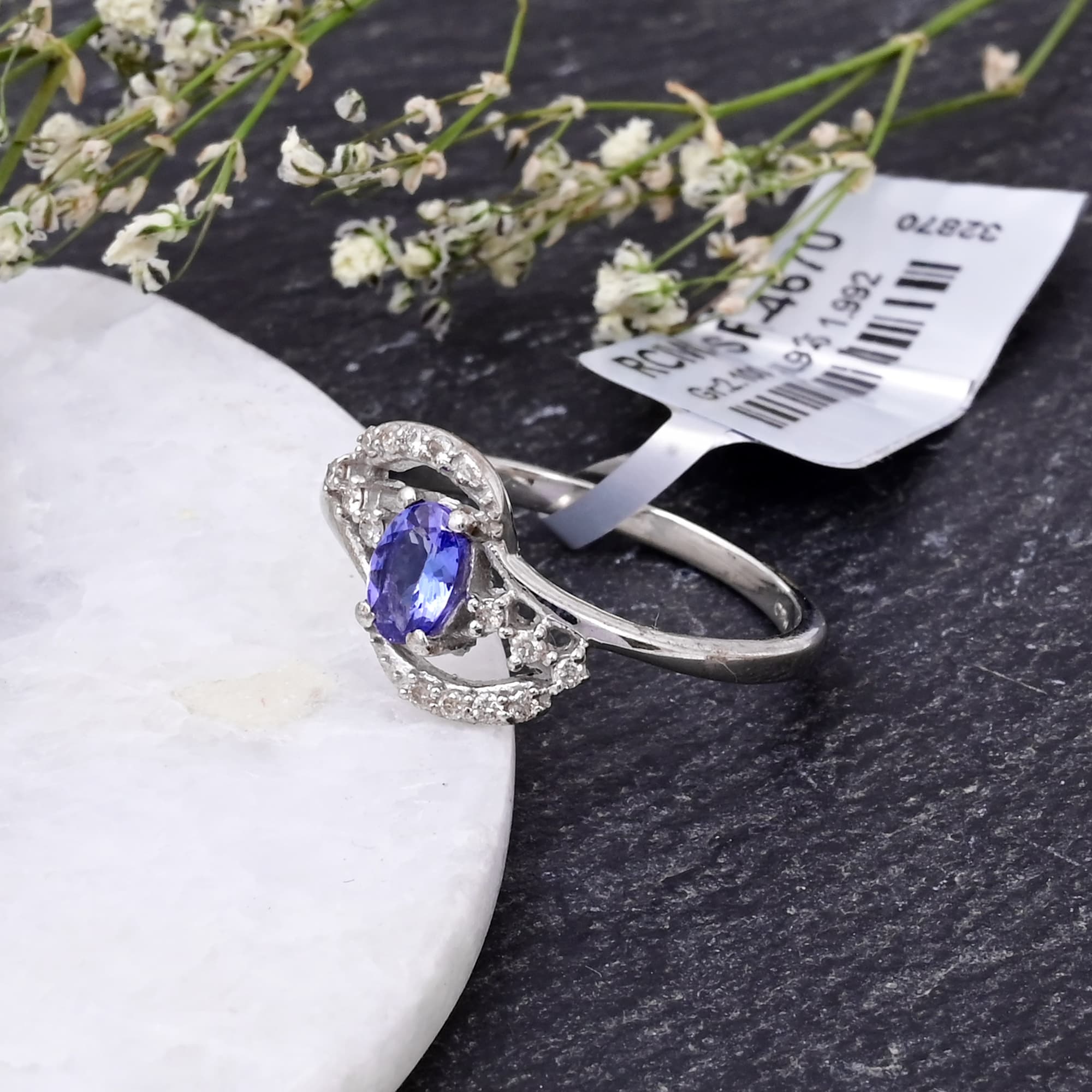 Infinity Glow Tanzanite Ring