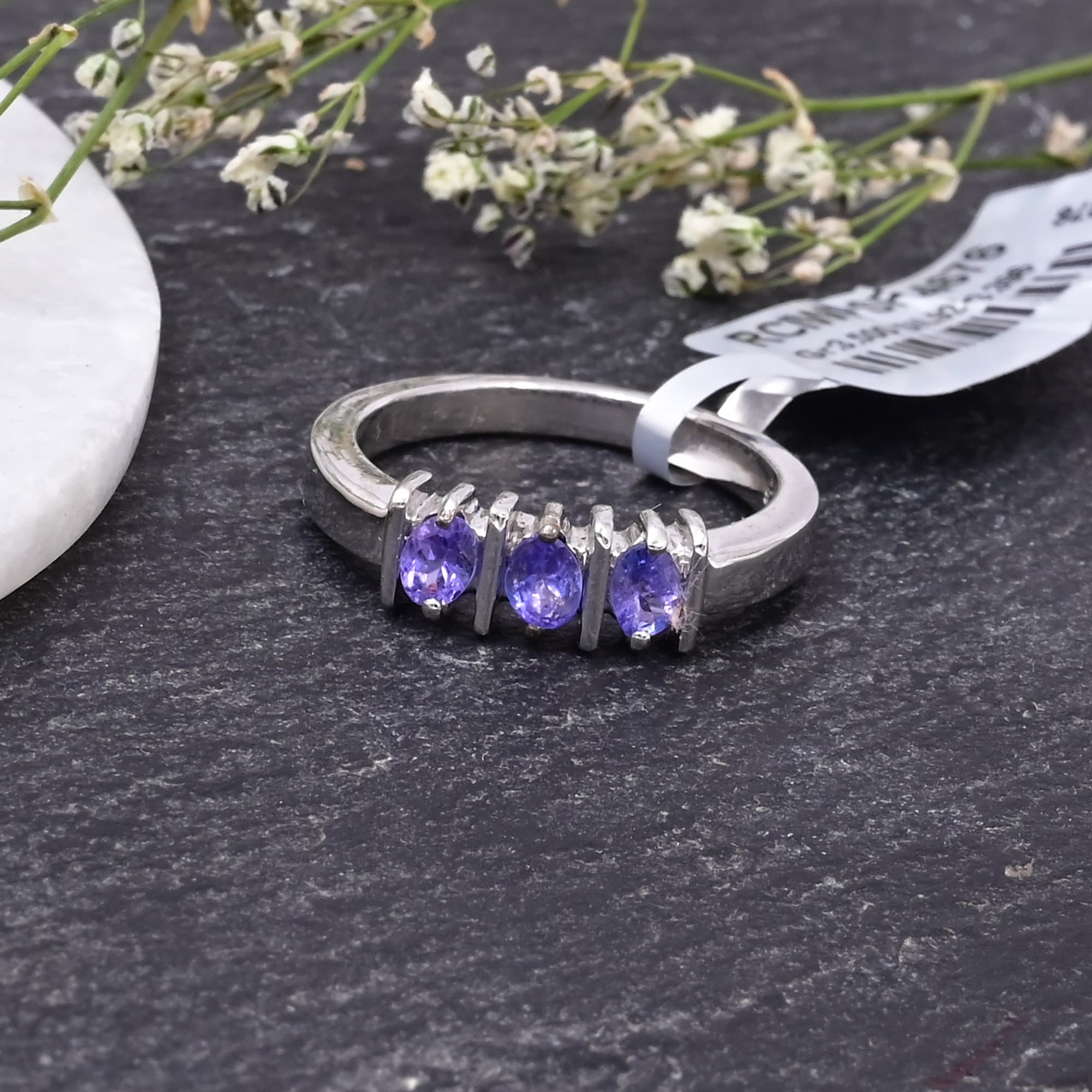 Trinity Tanzanite Ring
