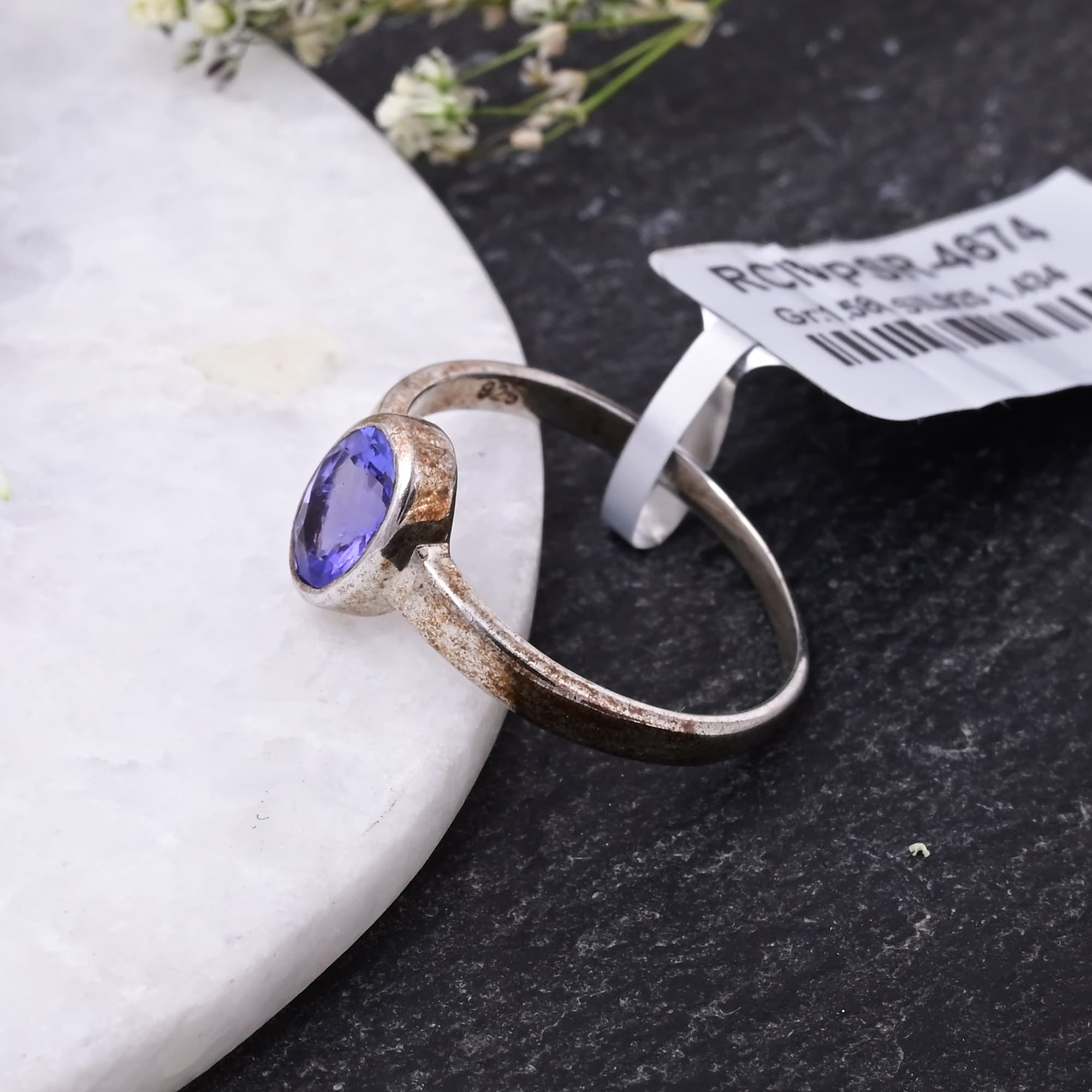 Royal Bezel Tanzanite Ring