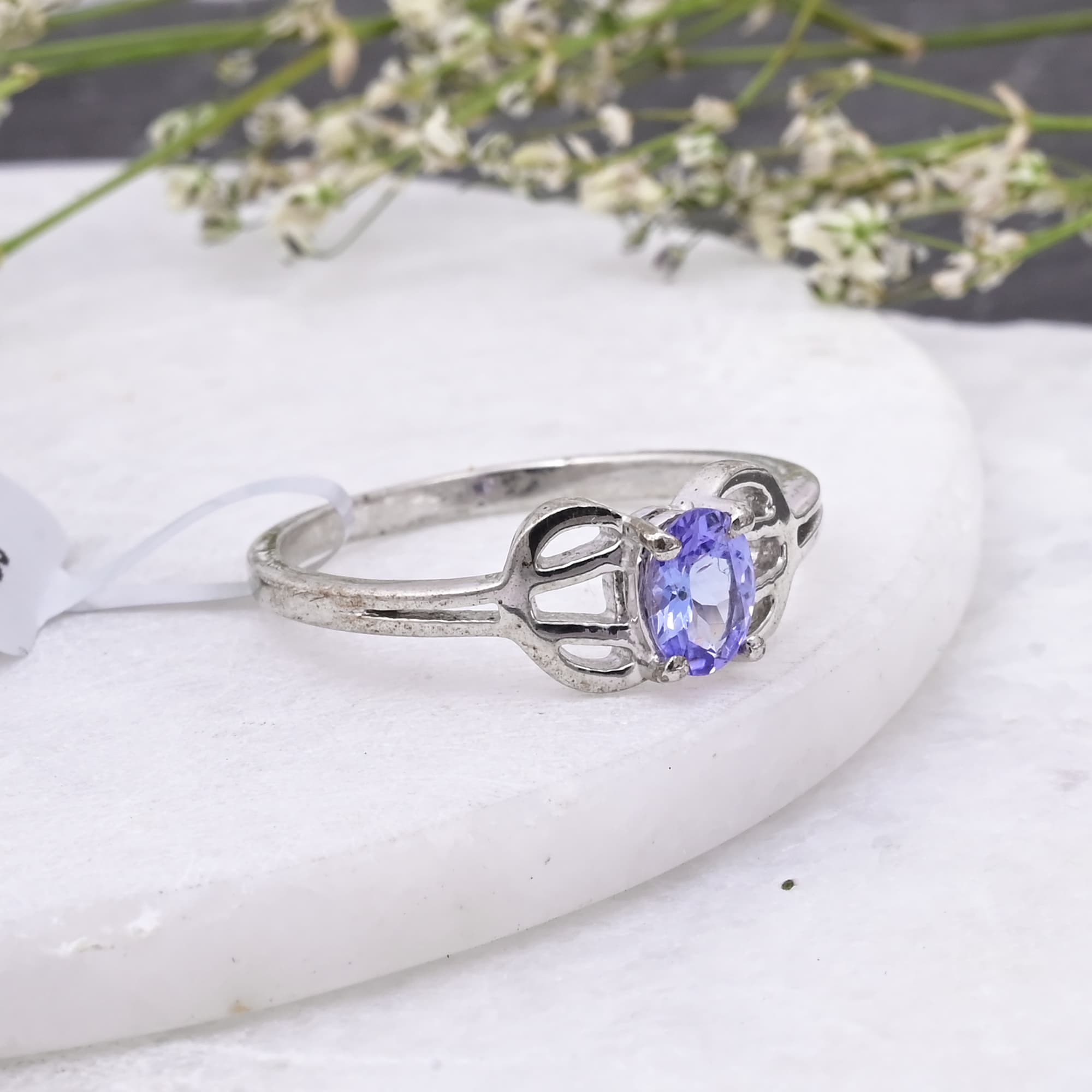 Infinity Bloom Tanzanite Ring