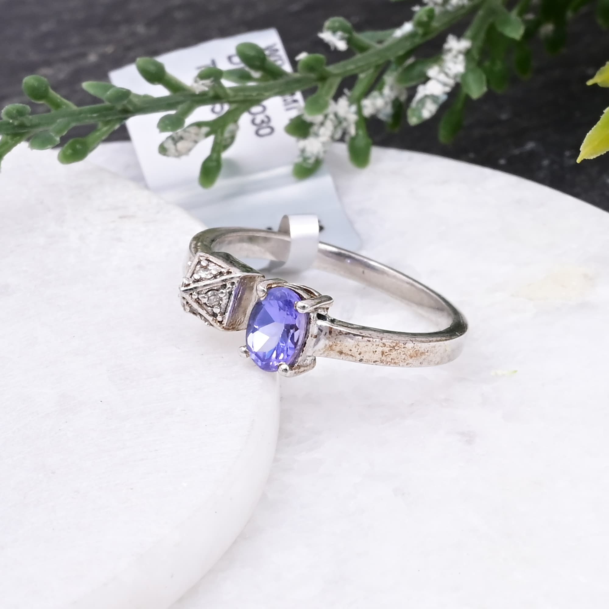 Celestial Tanzanite Open Ring