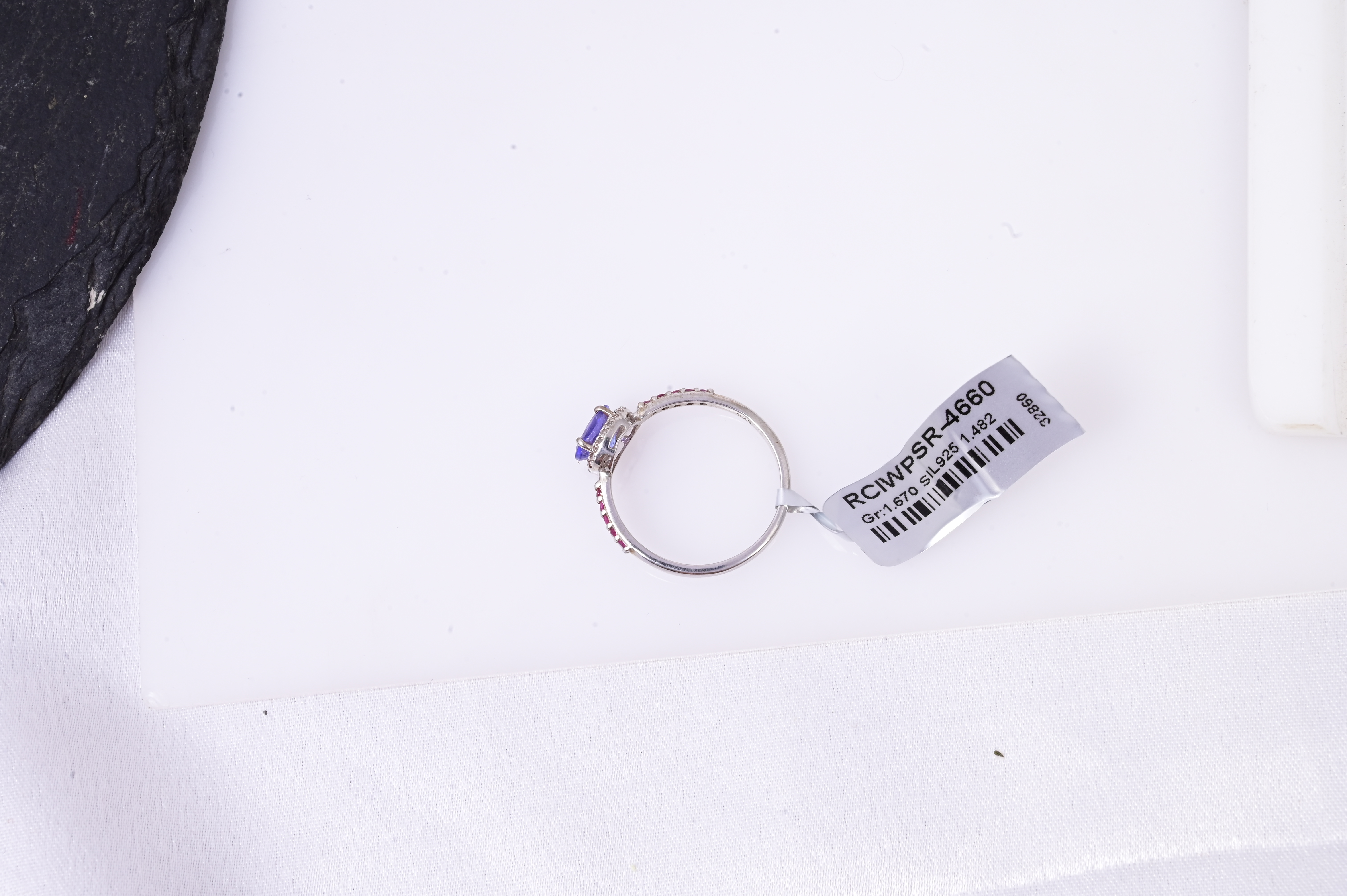 Royal Tanzanite Ruby Elegance Ring
