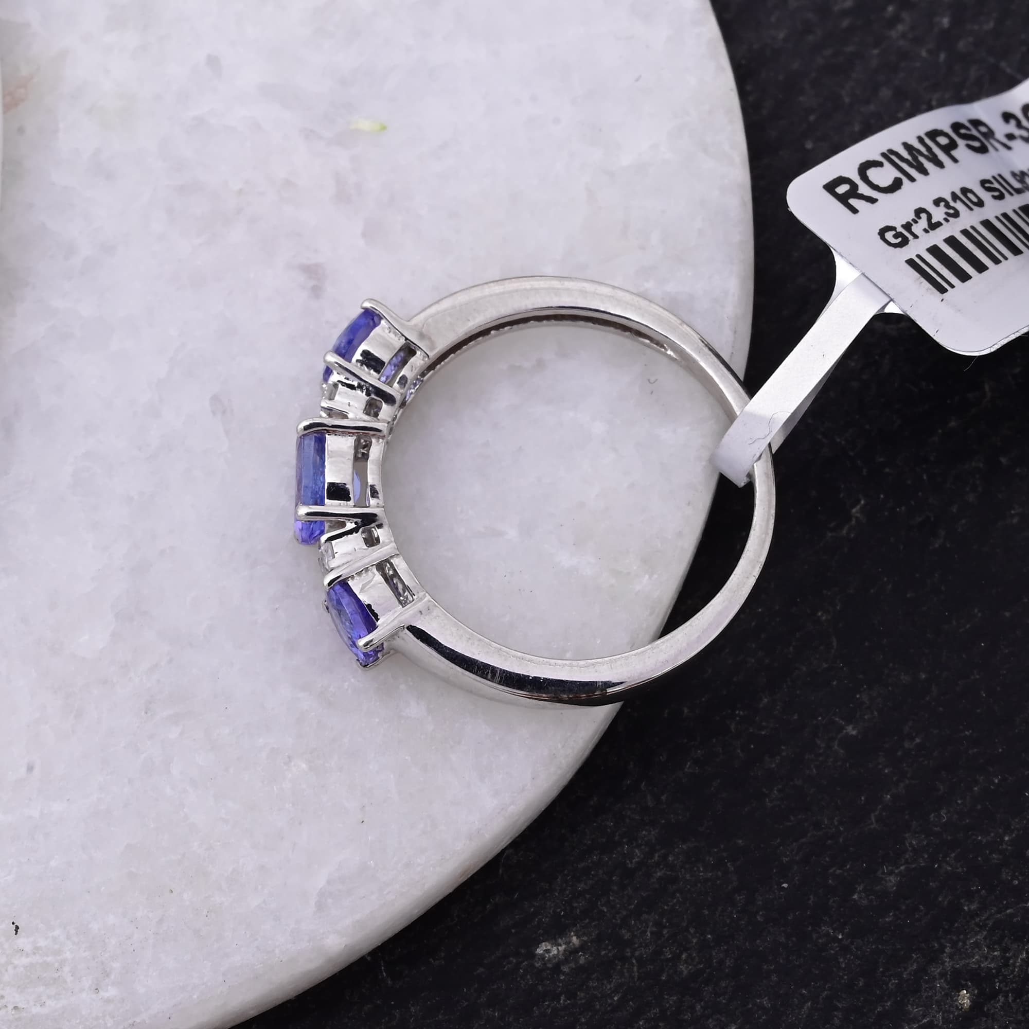 Trinity Tanzanite Diamond Ring