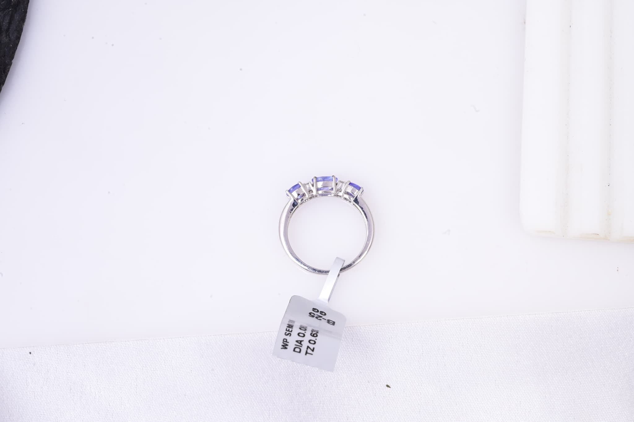 Trinity Tanzanite Diamond Ring