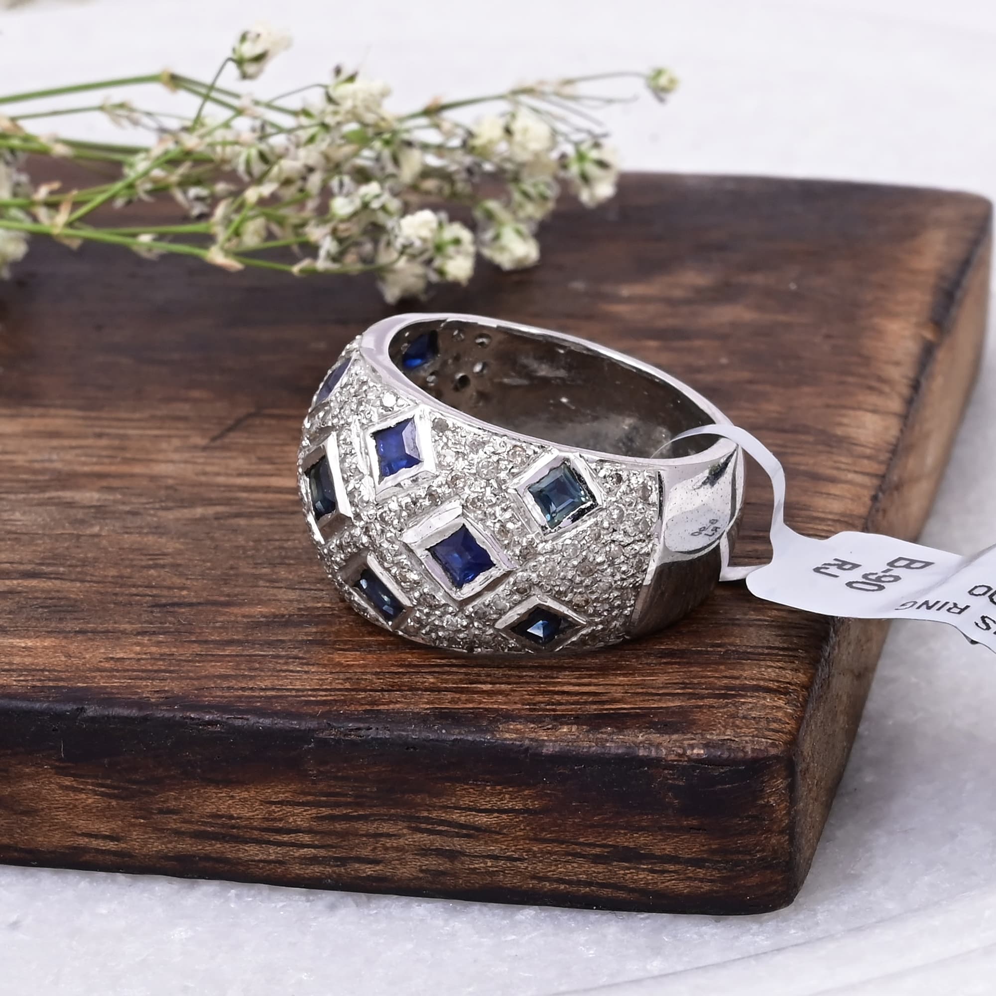 Royal Mosaic Sapphire Ring