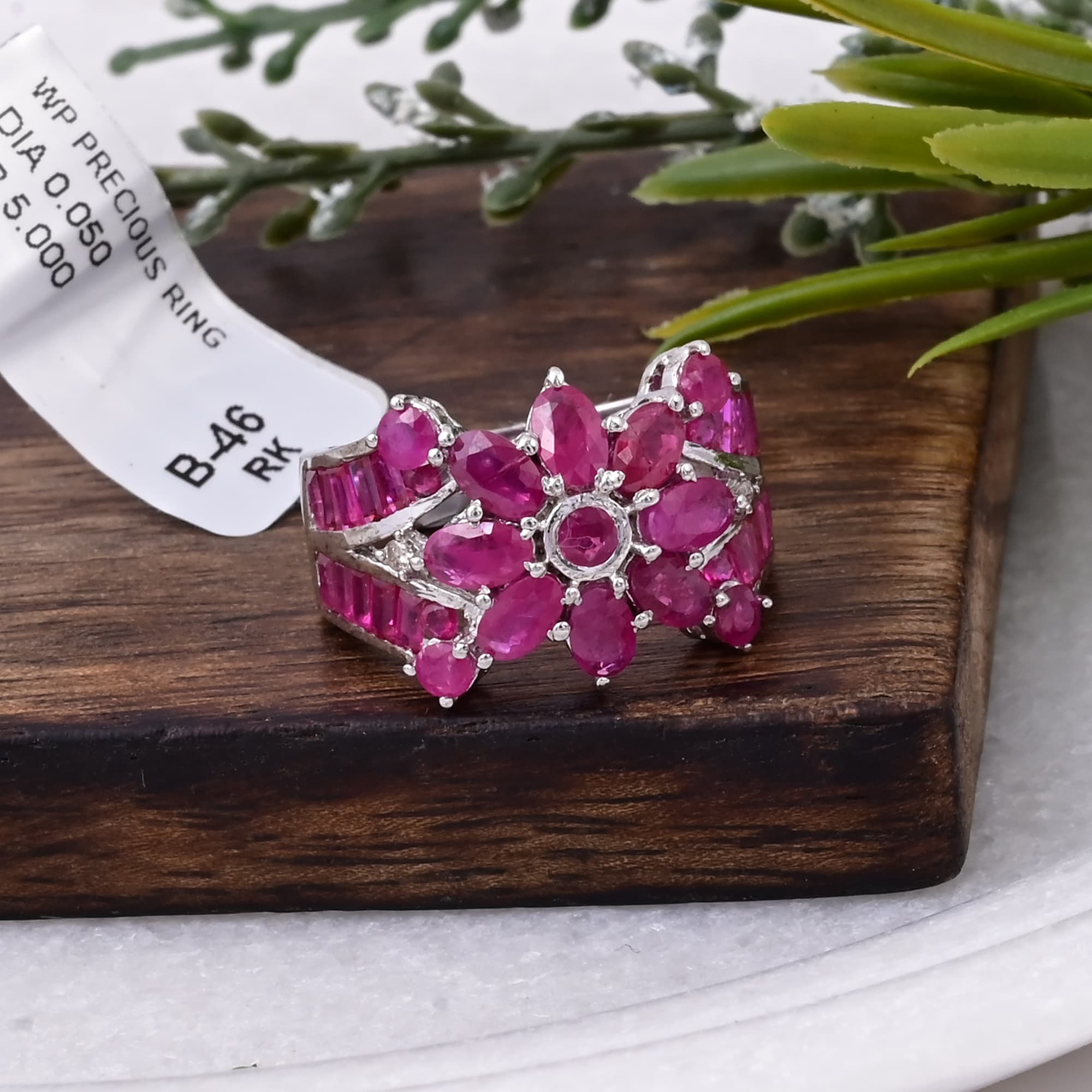 Ruby Blossom Royale Ring