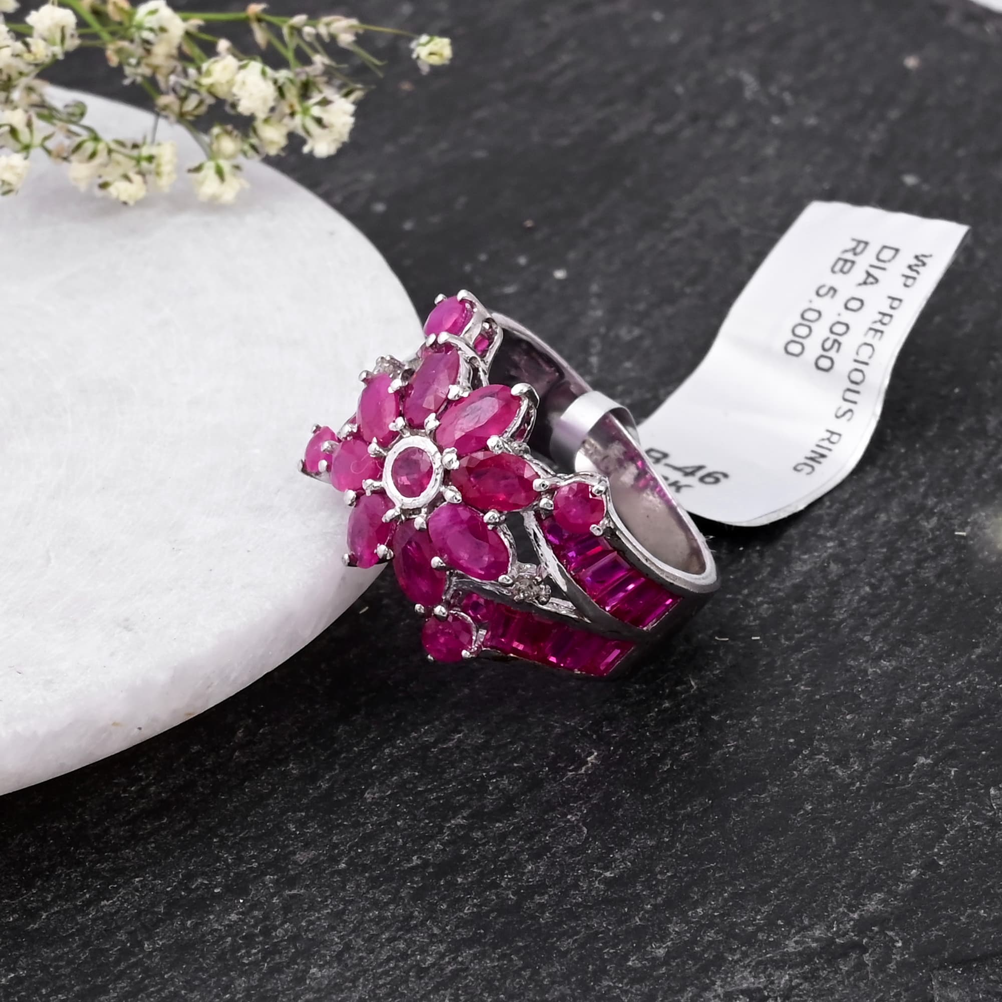 Ruby Blossom Royale Ring