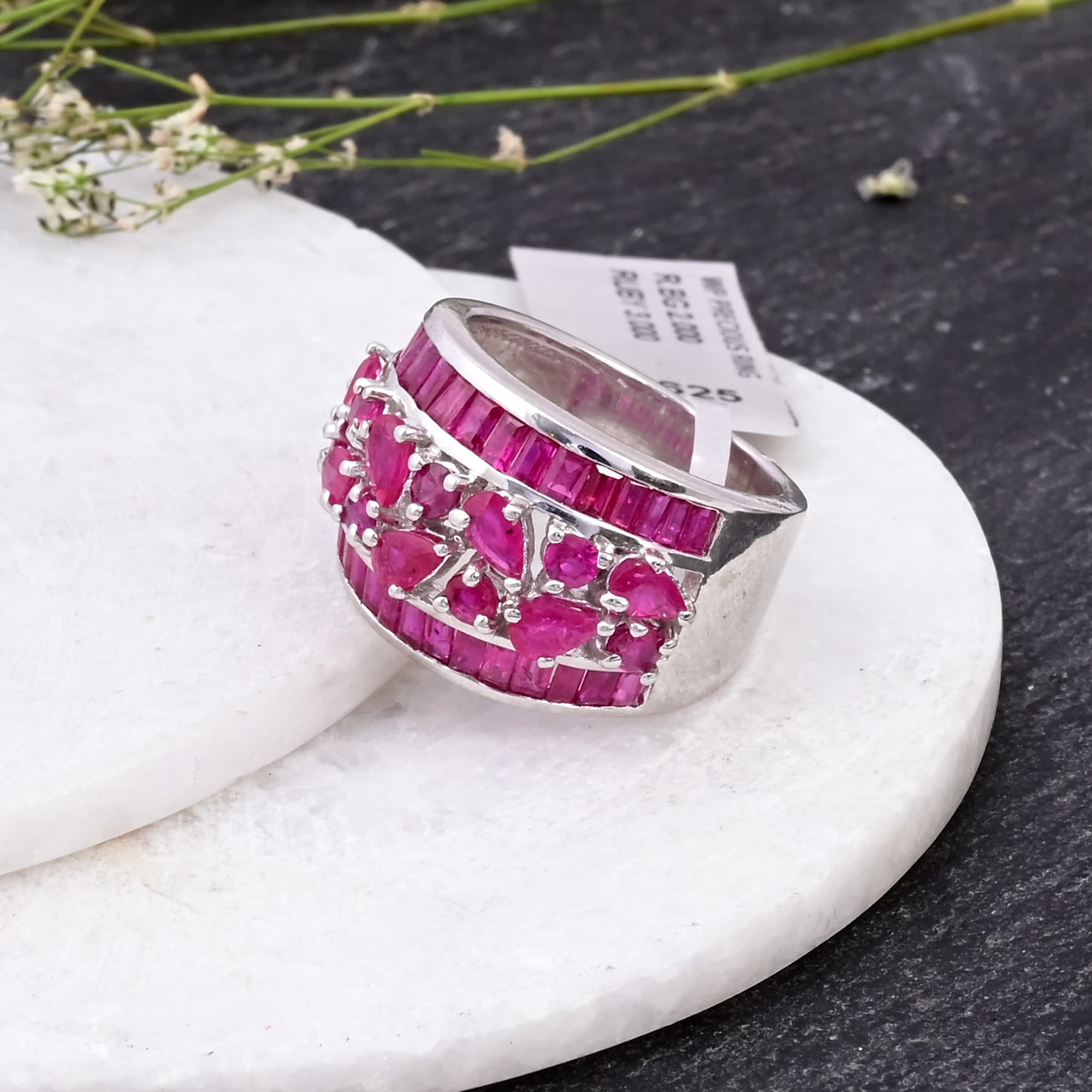 Ruby Garden Band Ring