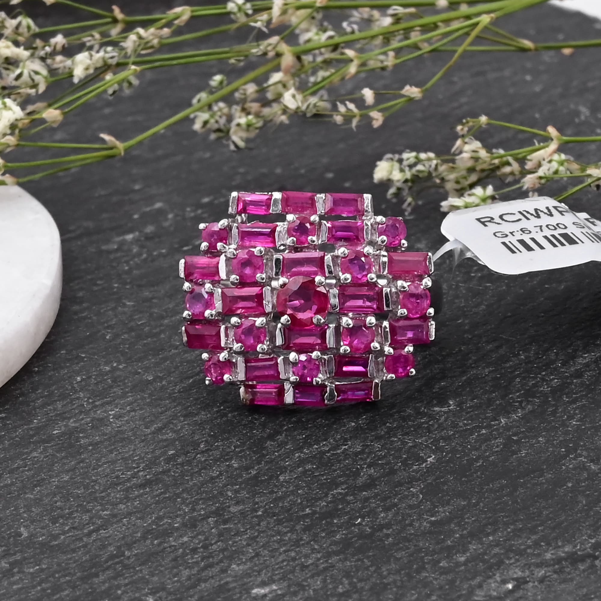 Ruby Mosaic Royale Ring