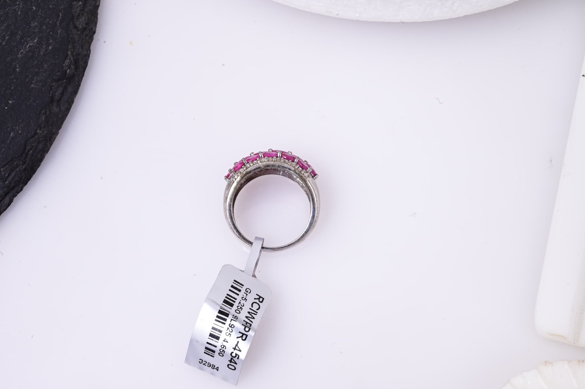 Ruby Blossom Dome Ring